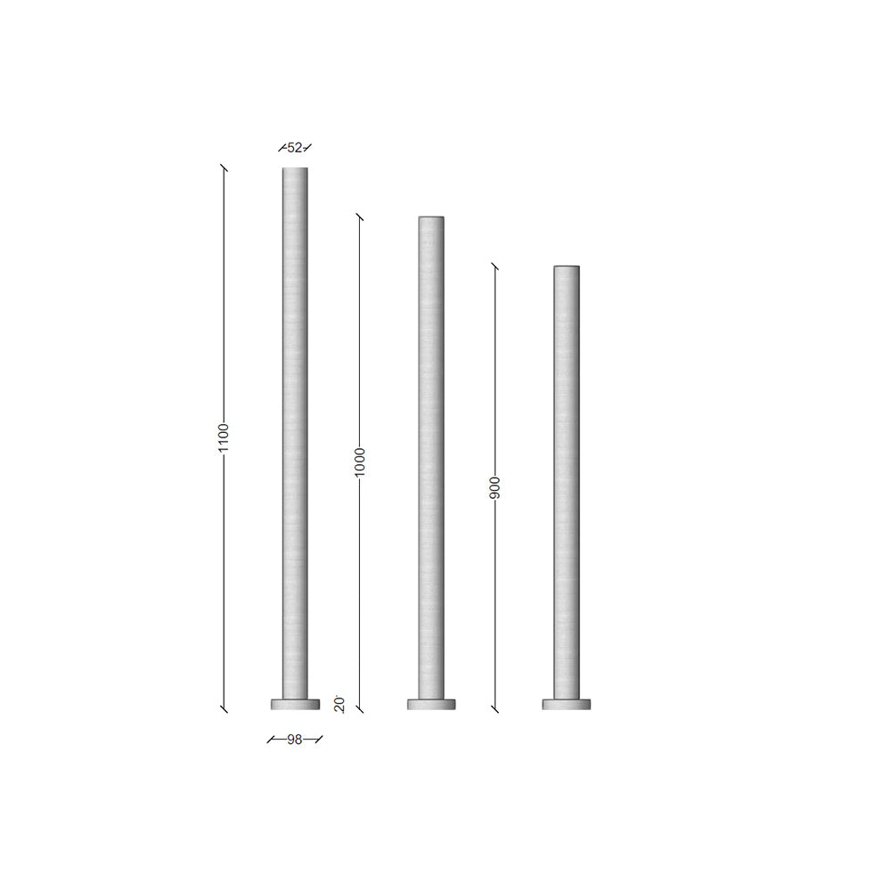 Floor Heated Towel Ladders