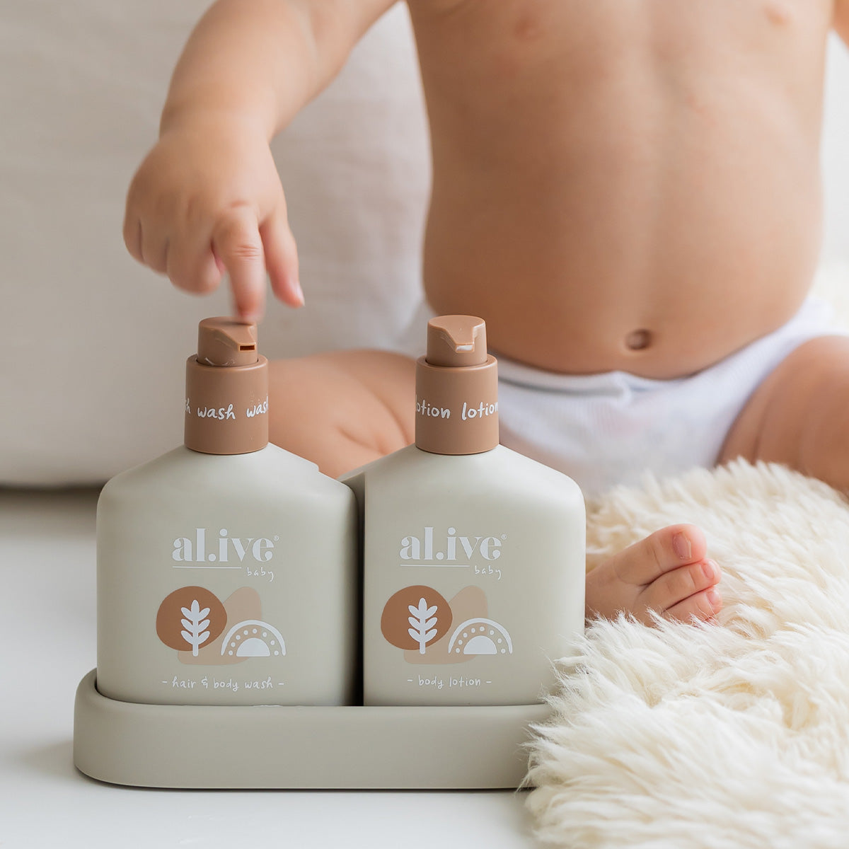 AL.IVE BABY HAIR & BODY DUO - CALMING OATMEAL