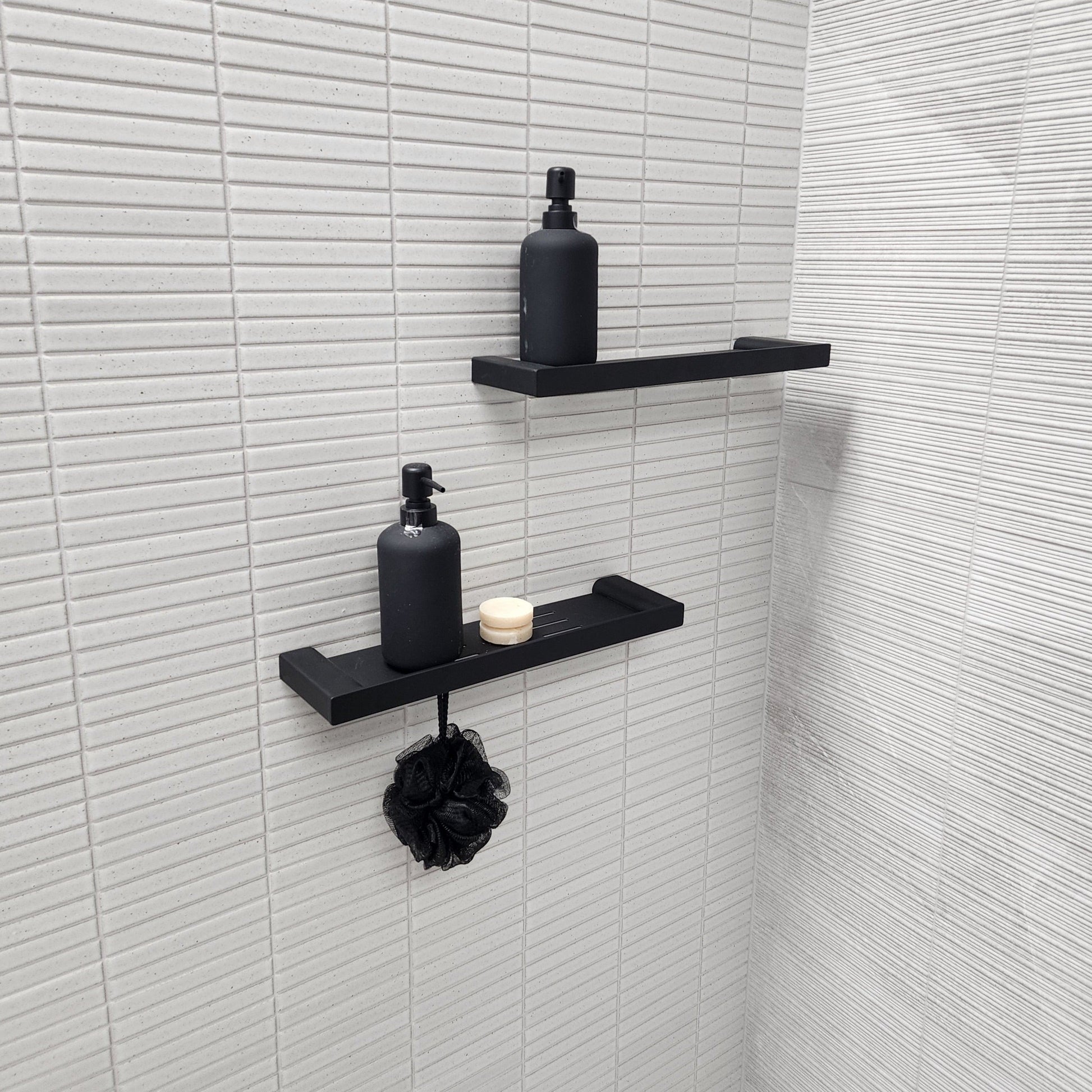 CODE PURE 400 METAL SHOWER SHELF - 7 COLOURS