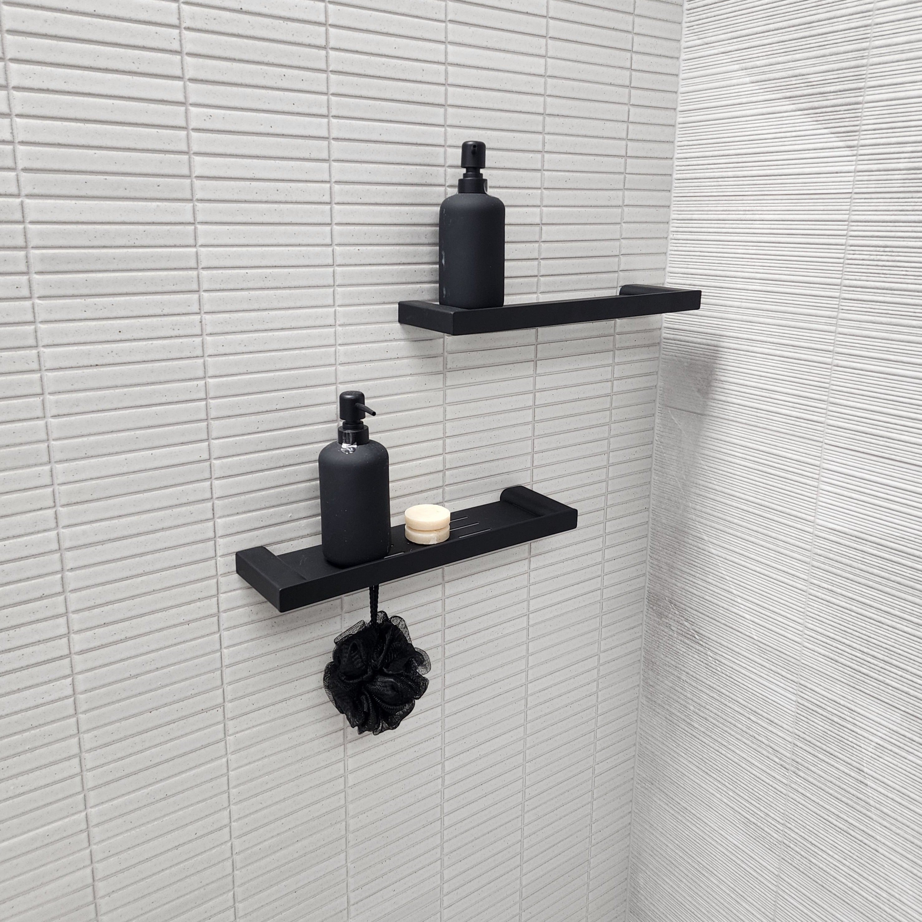 CODE PURE 400 METAL SHOWER SHELF - 7 COLOURS