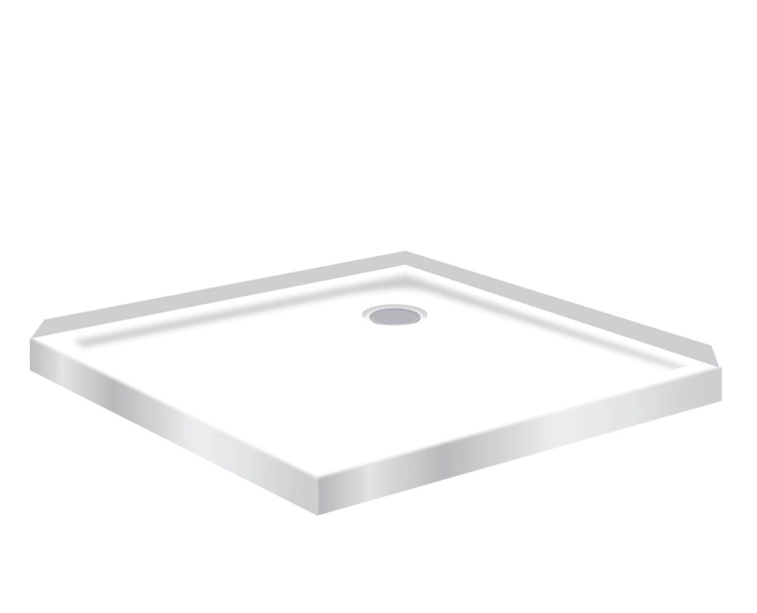 ELITE ACRYLIC 2 SIDED SHOWER TRAYS - 9 SIZES