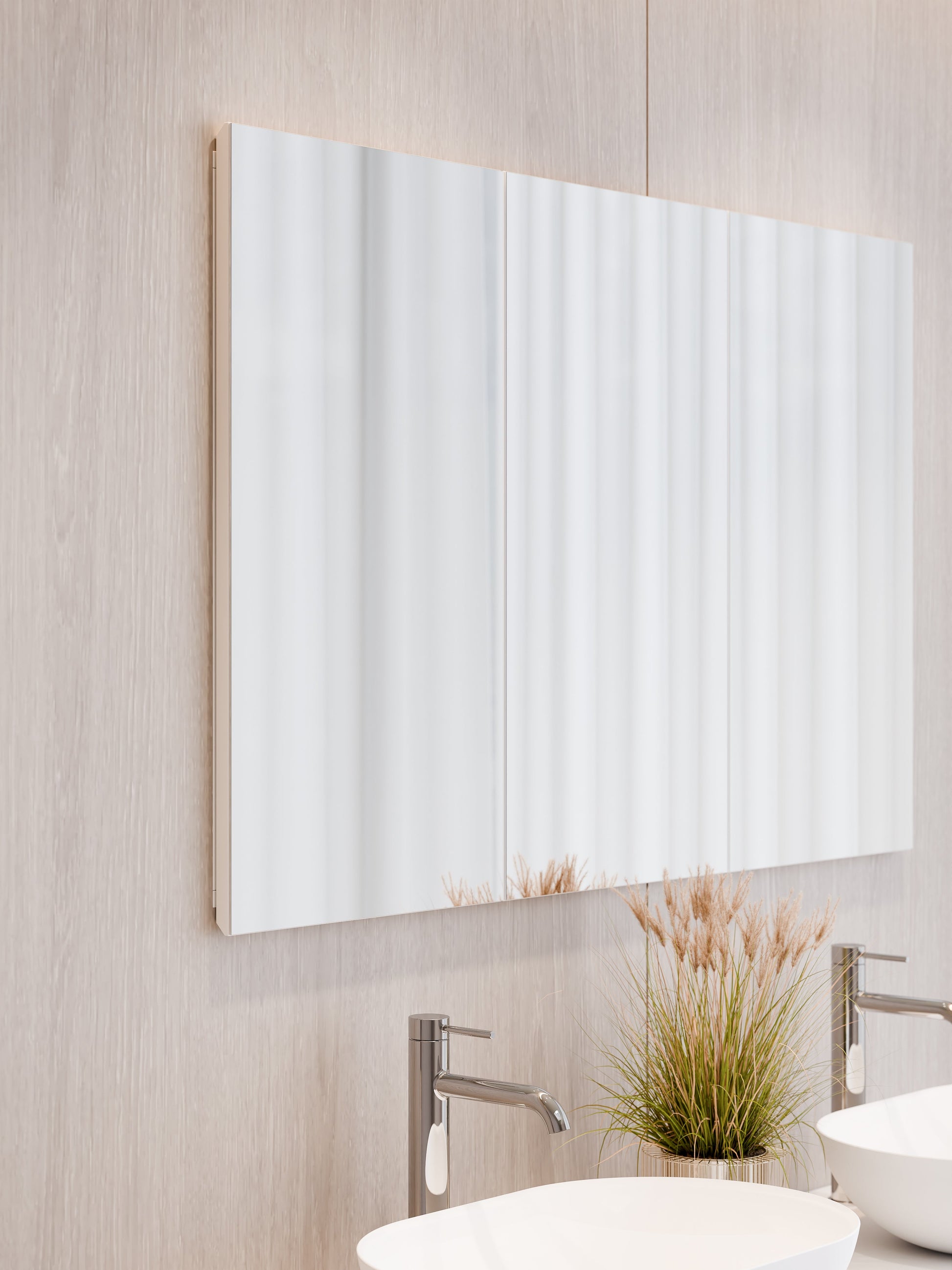 Code Luxe 1200mm Mirror Cabinet | 3 Door