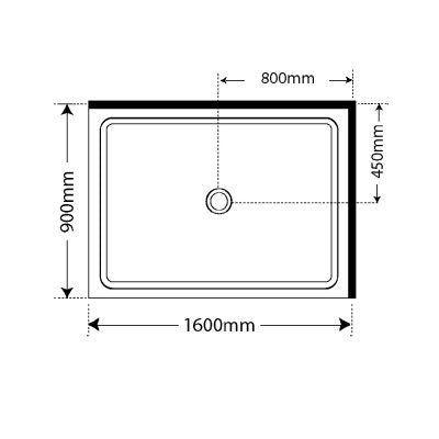 ELITE LUXURY SWING DOOR 2 SIDED SHOWER KITS - 2 COLOURS