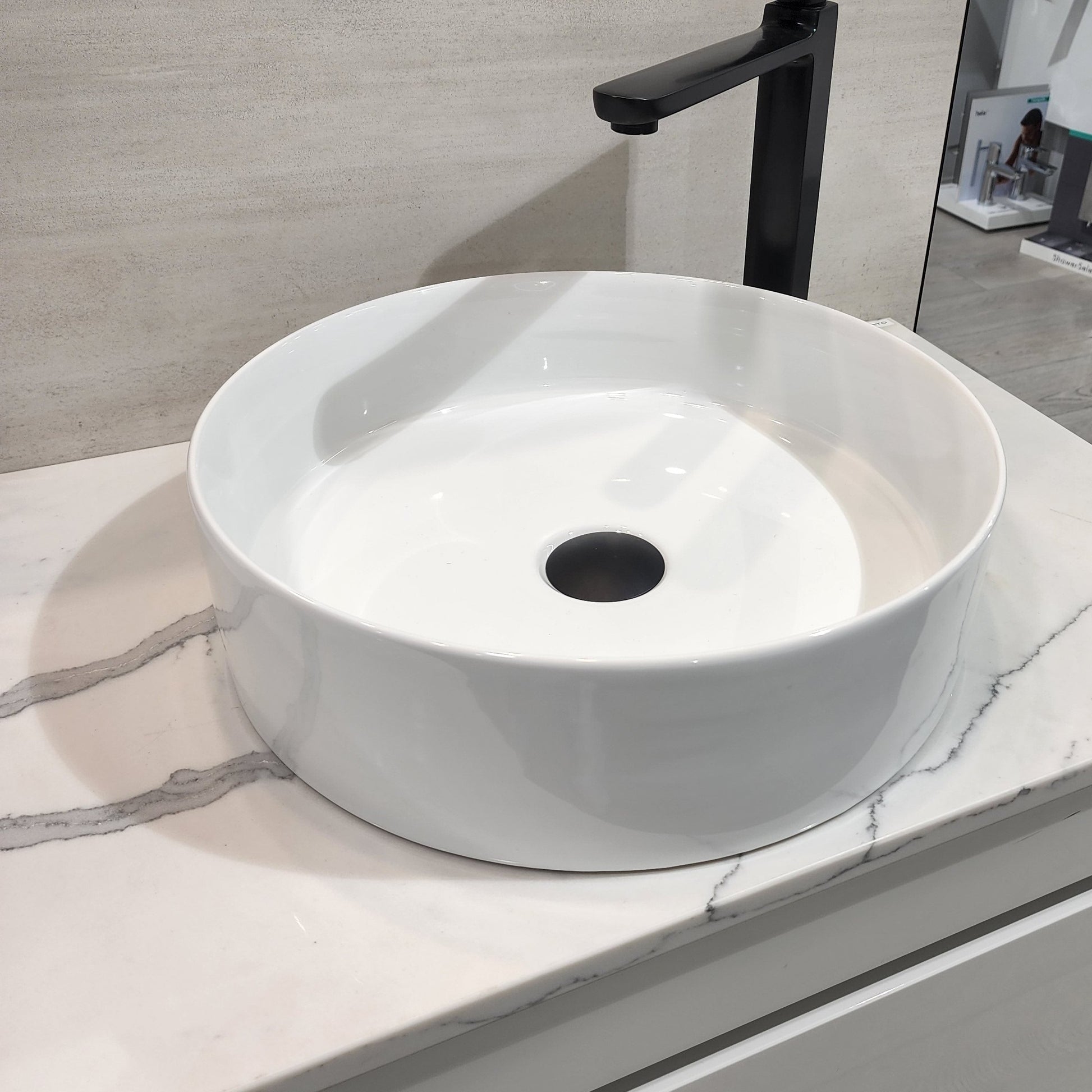 CODE PURE ROUND CERAMIC BASIN 400MM