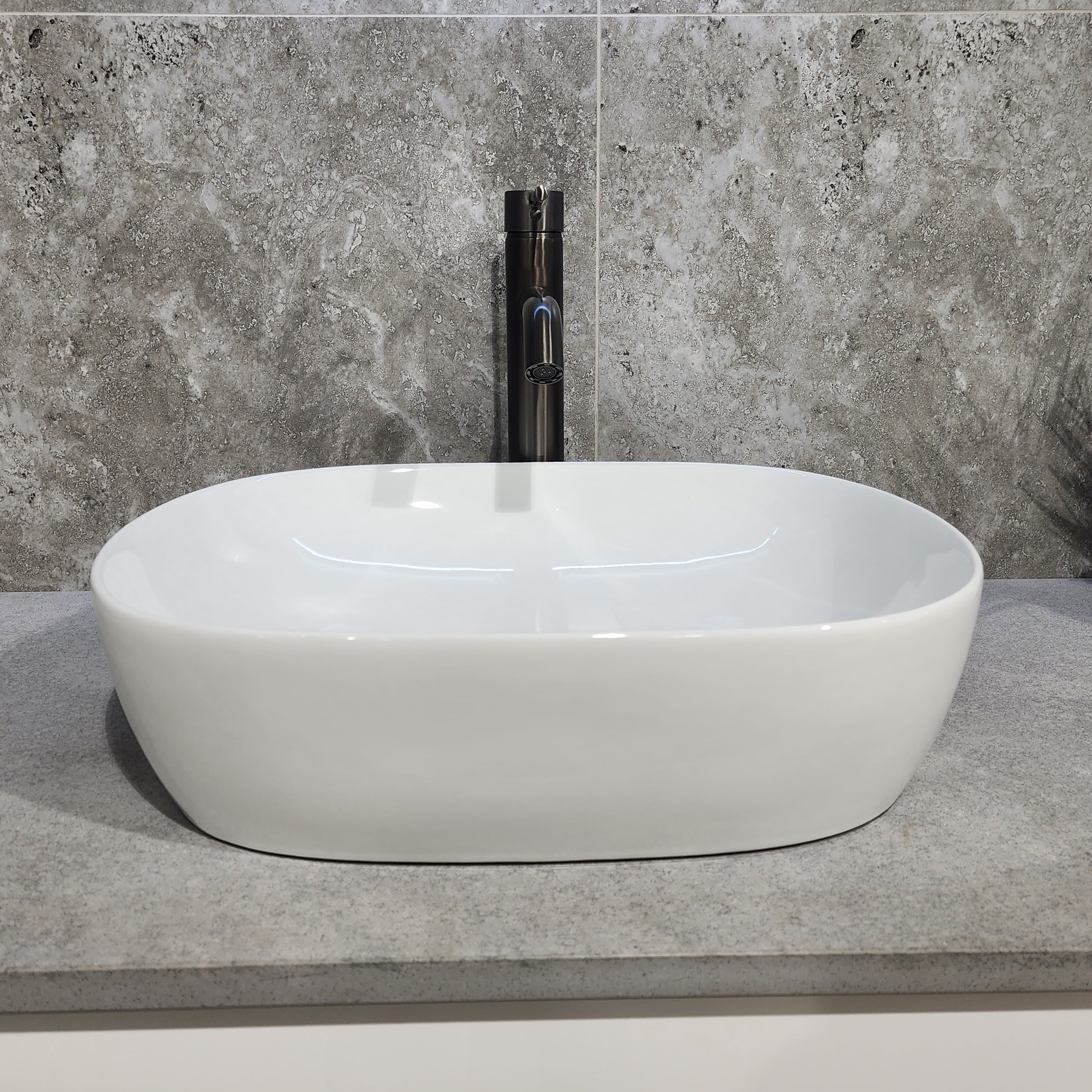 CODE PURE OVAL 470 CERAMIC VESSEL BASIN RANGE
