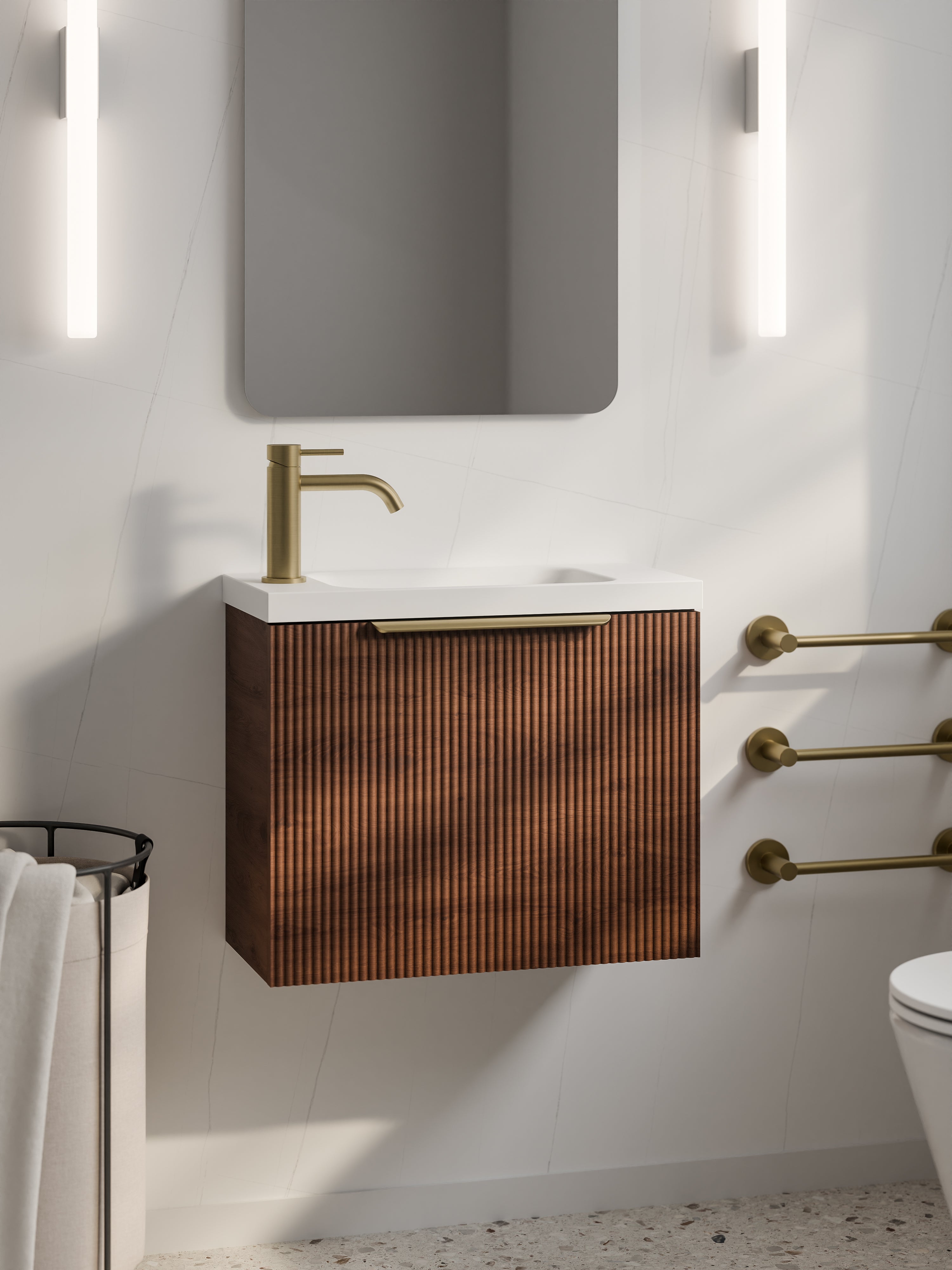 Lineare 550 Vanity | Pillar Front
