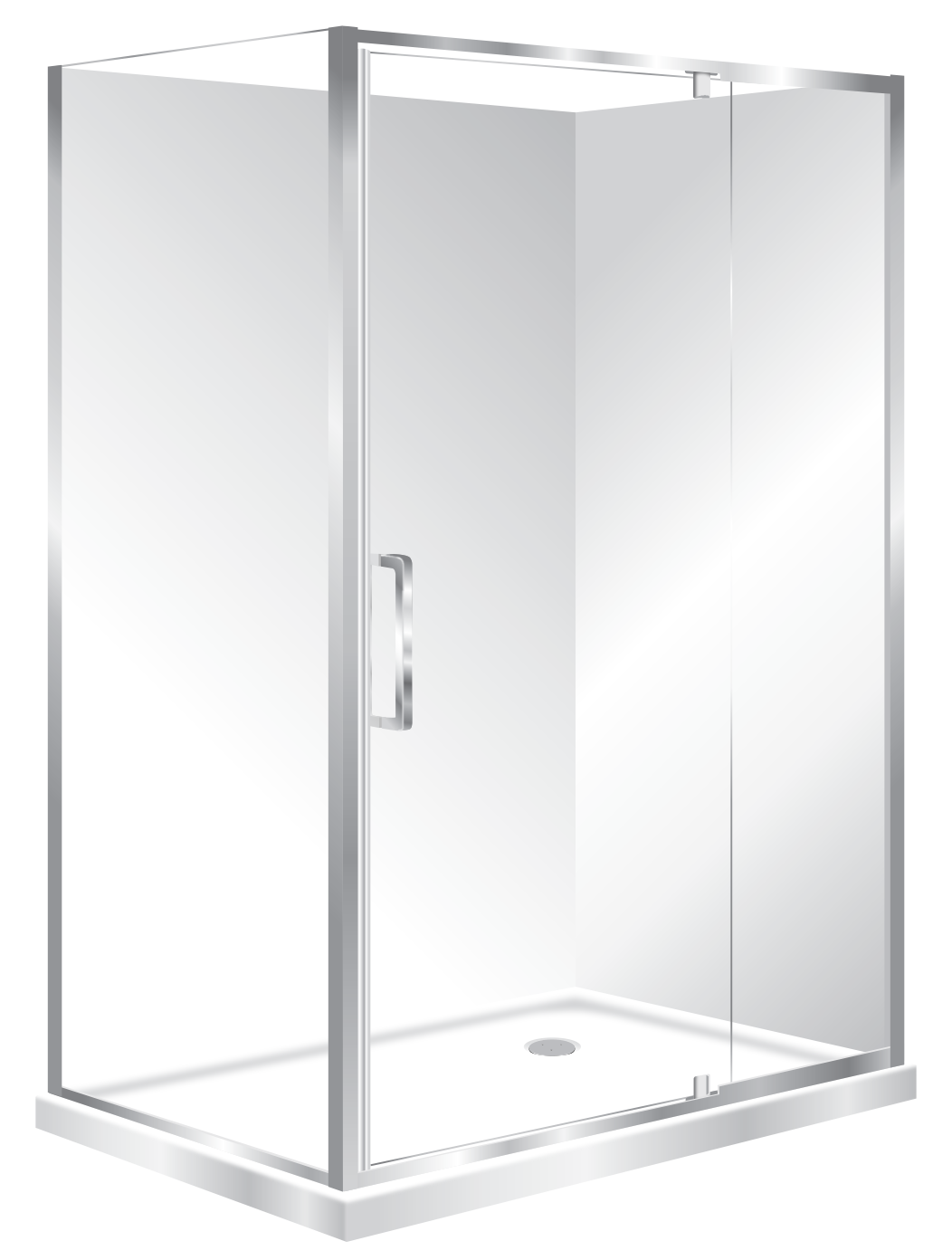 ELITE ELEGANCE 2 SIDED SHOWER KIT -  2 COLOURS