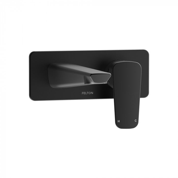 FELTON AXISS II WALL MOUNTED BASIN/BATH MIXER - 2 COLOURS