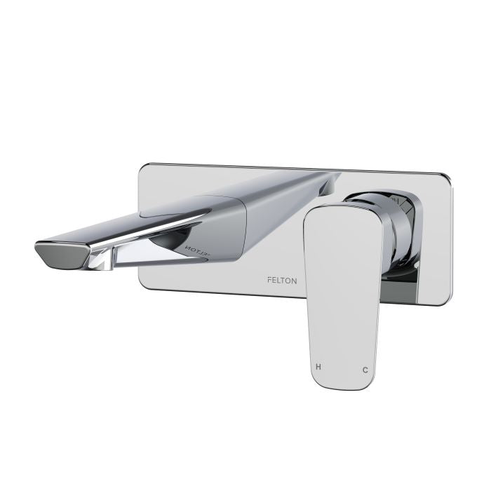 FELTON AXISS II WALL MOUNTED BASIN/BATH MIXER - 2 COLOURS