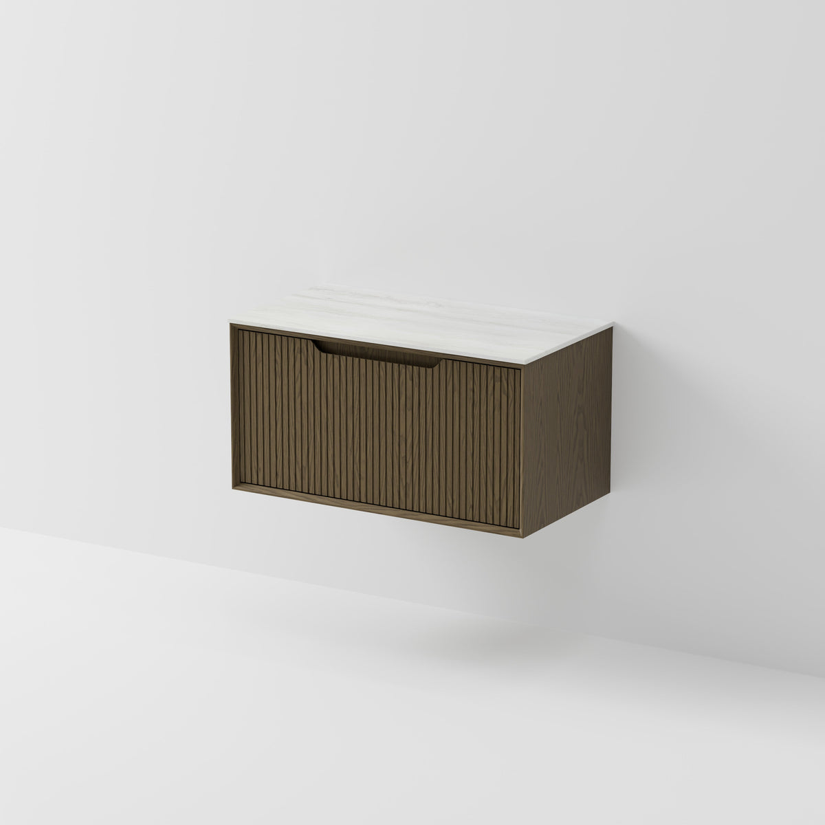 Aria 900 Vanity | Villastone Slab Top