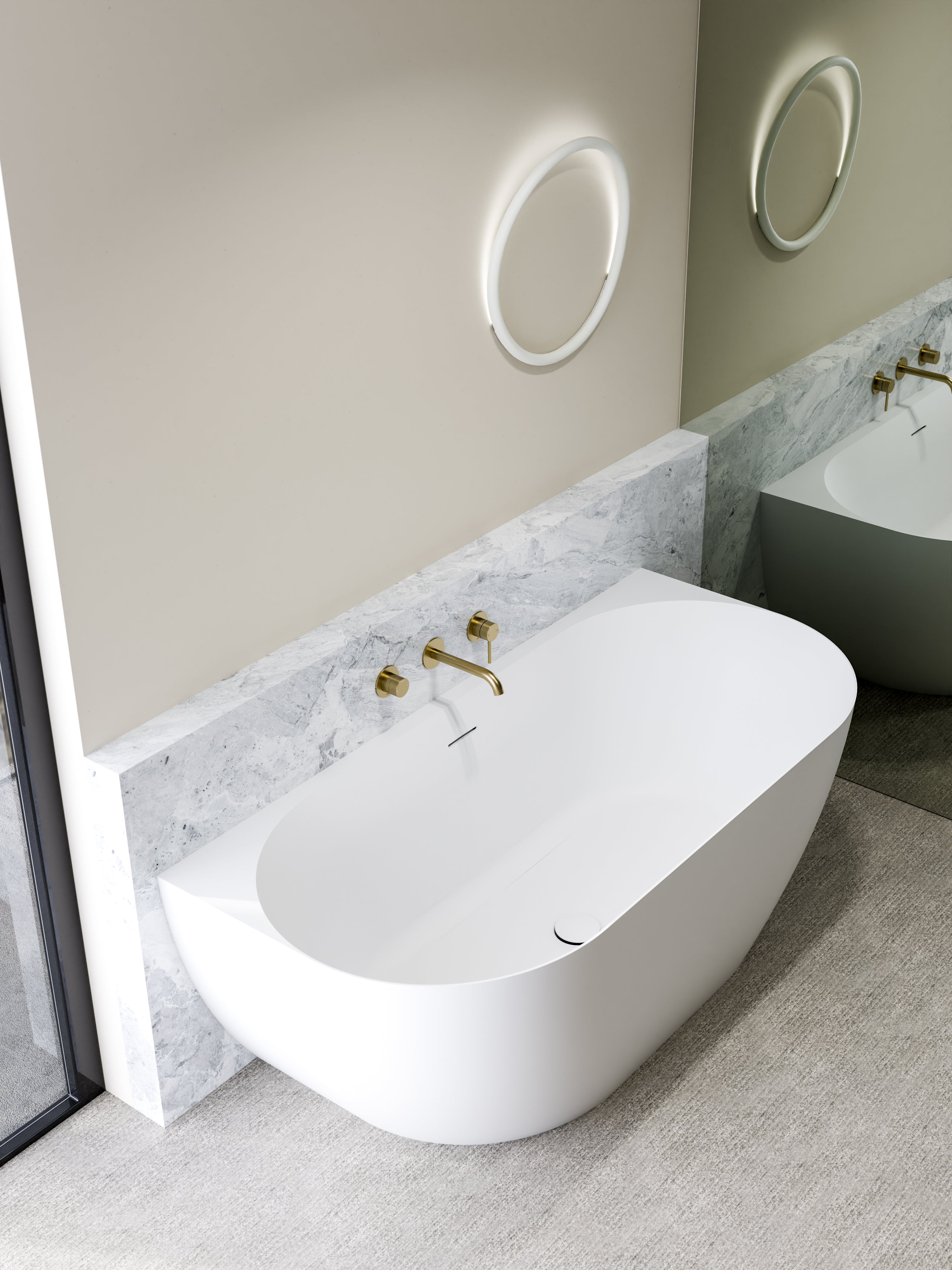 CODE ENDURA ARC BTW ACRYLIC BATH | 1600