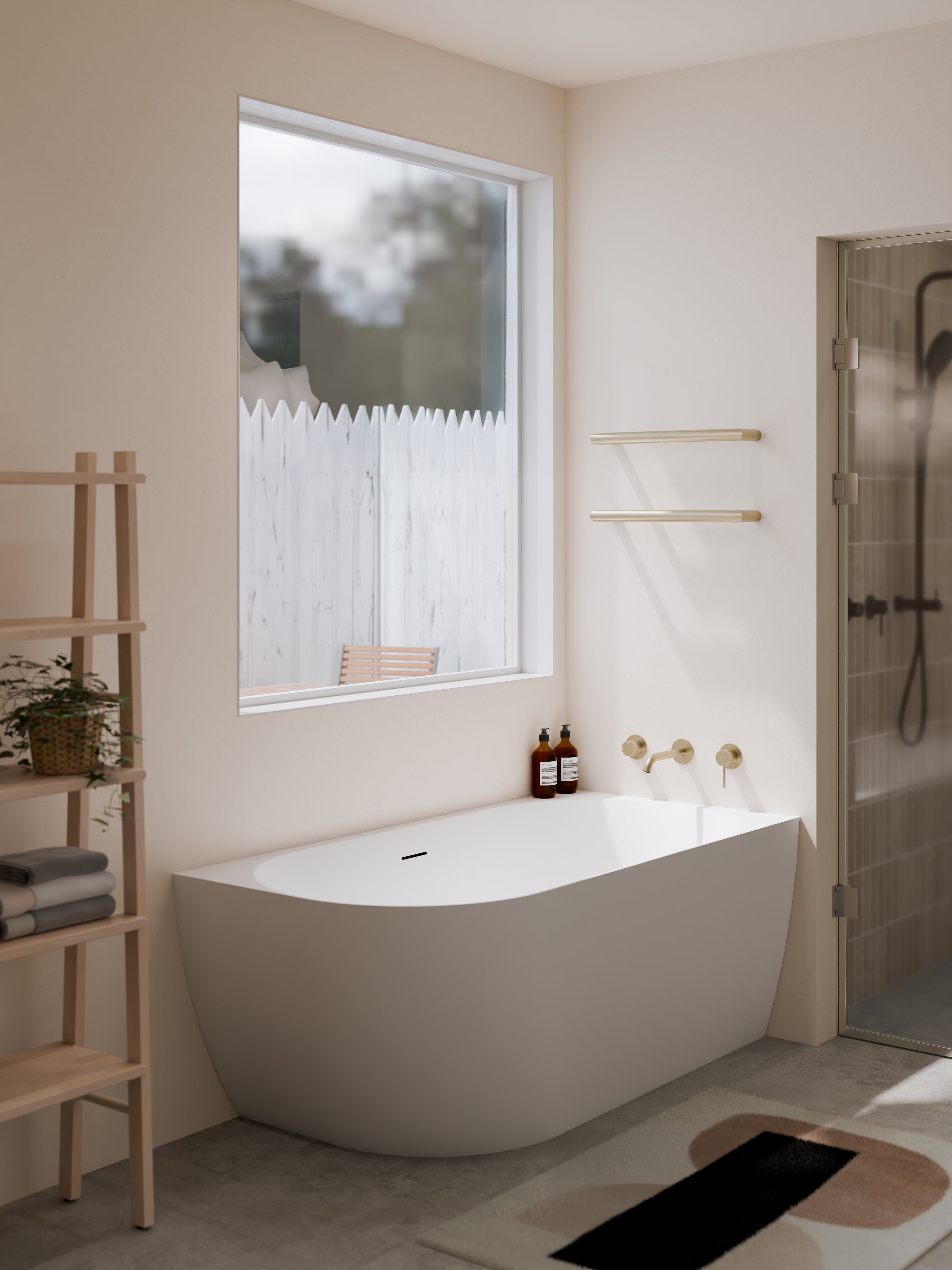 CODE ARC 482MM ROUND HEATED TOWEL RAILS - 8 COLOURS