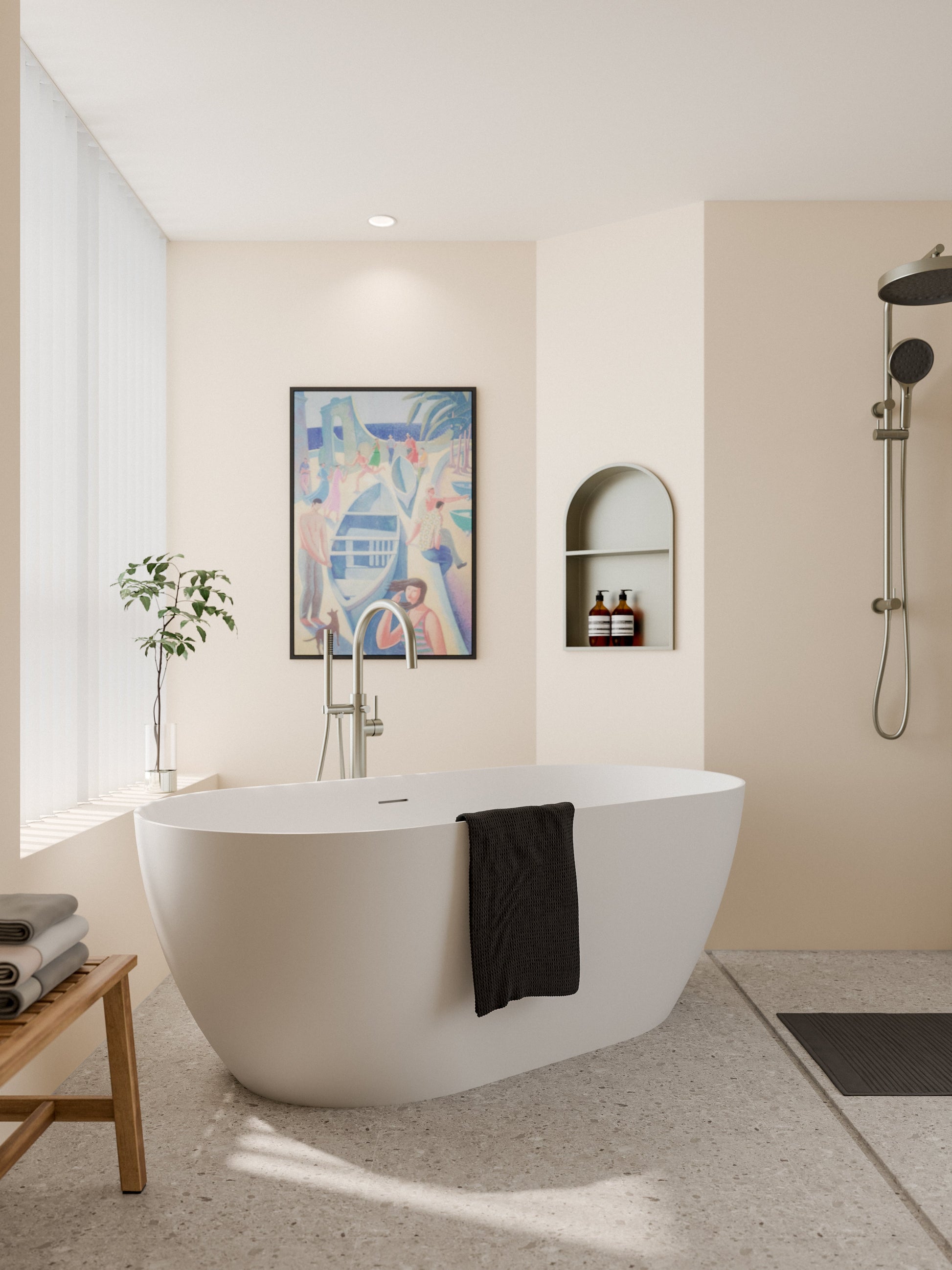 CODE ENDURA ARC ACRYLIC 1650 FREESTANDING BATH