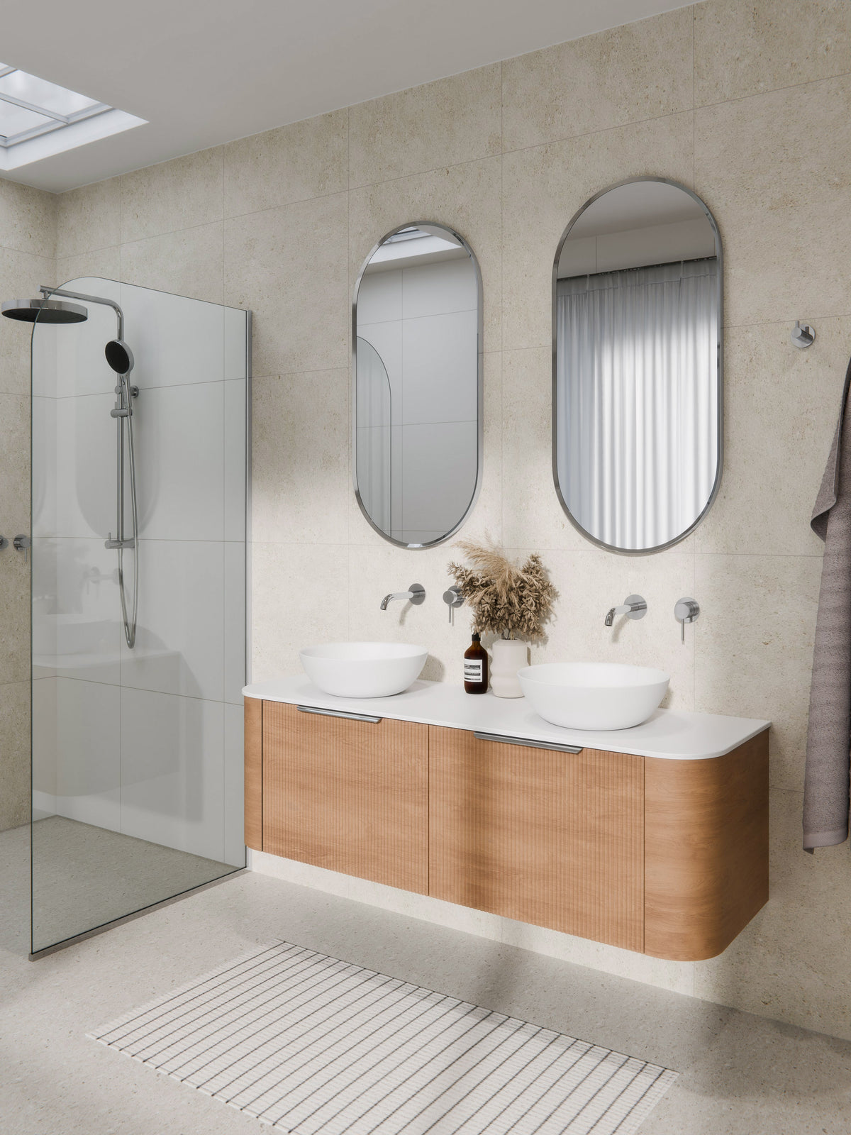 Aspect 500 Oval Framed Mirror