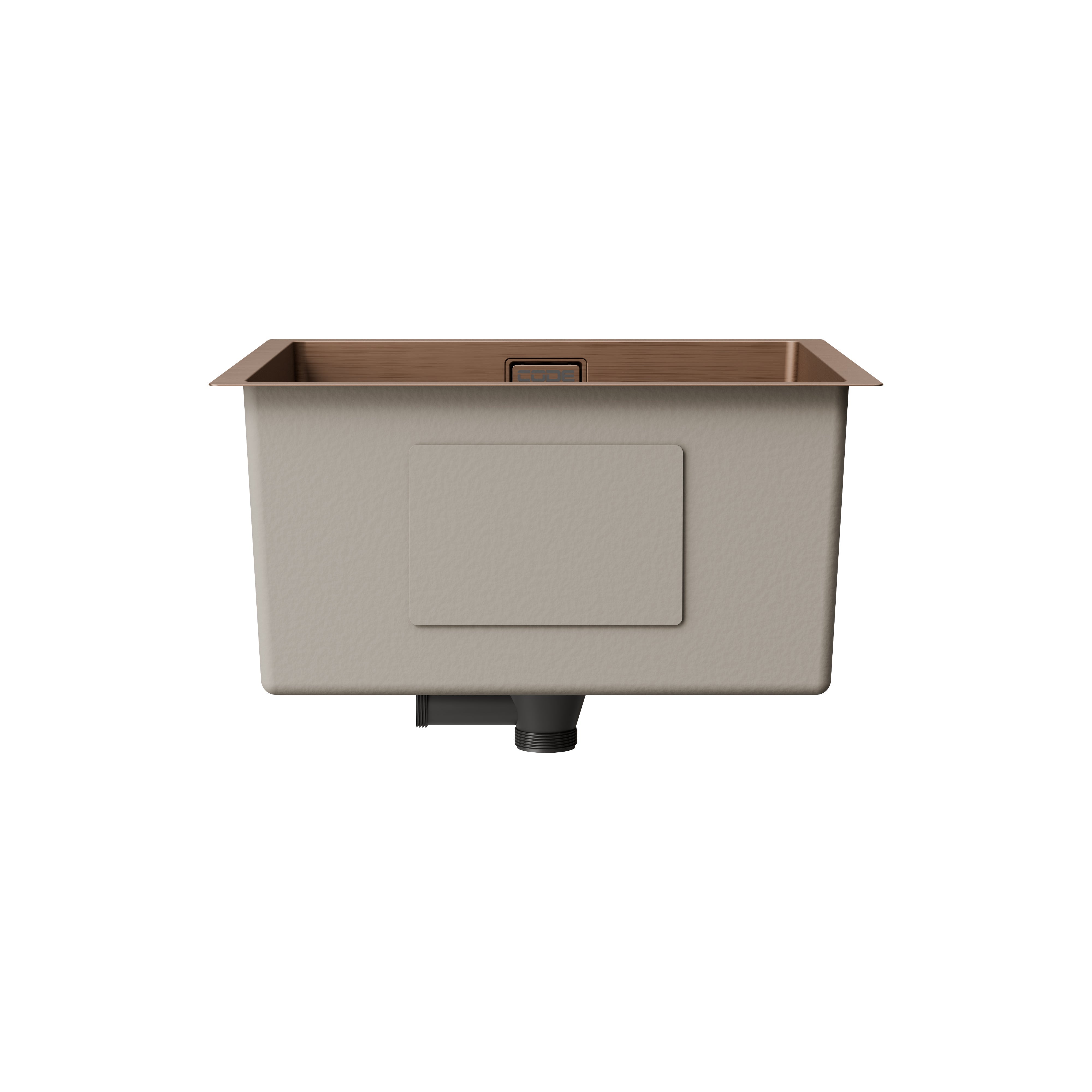 CODE ASPEN 400X400 PVD 304 STAINLESS STEEL KITCHEN SINKS