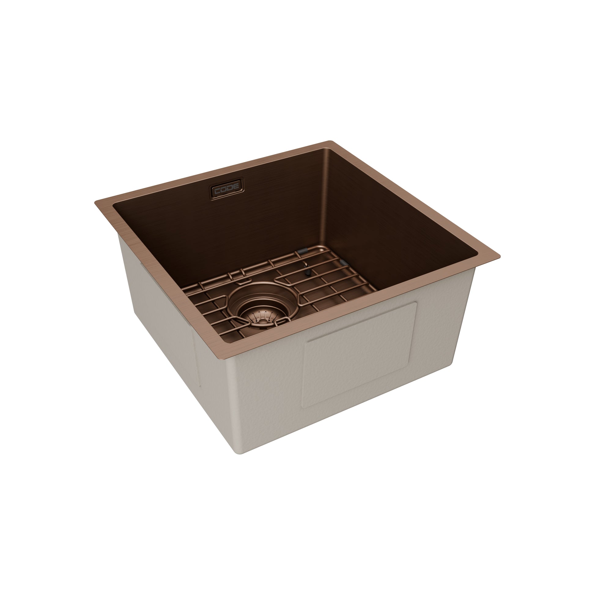 CODE ASPEN 400X400 PVD 304 STAINLESS STEEL KITCHEN SINKS