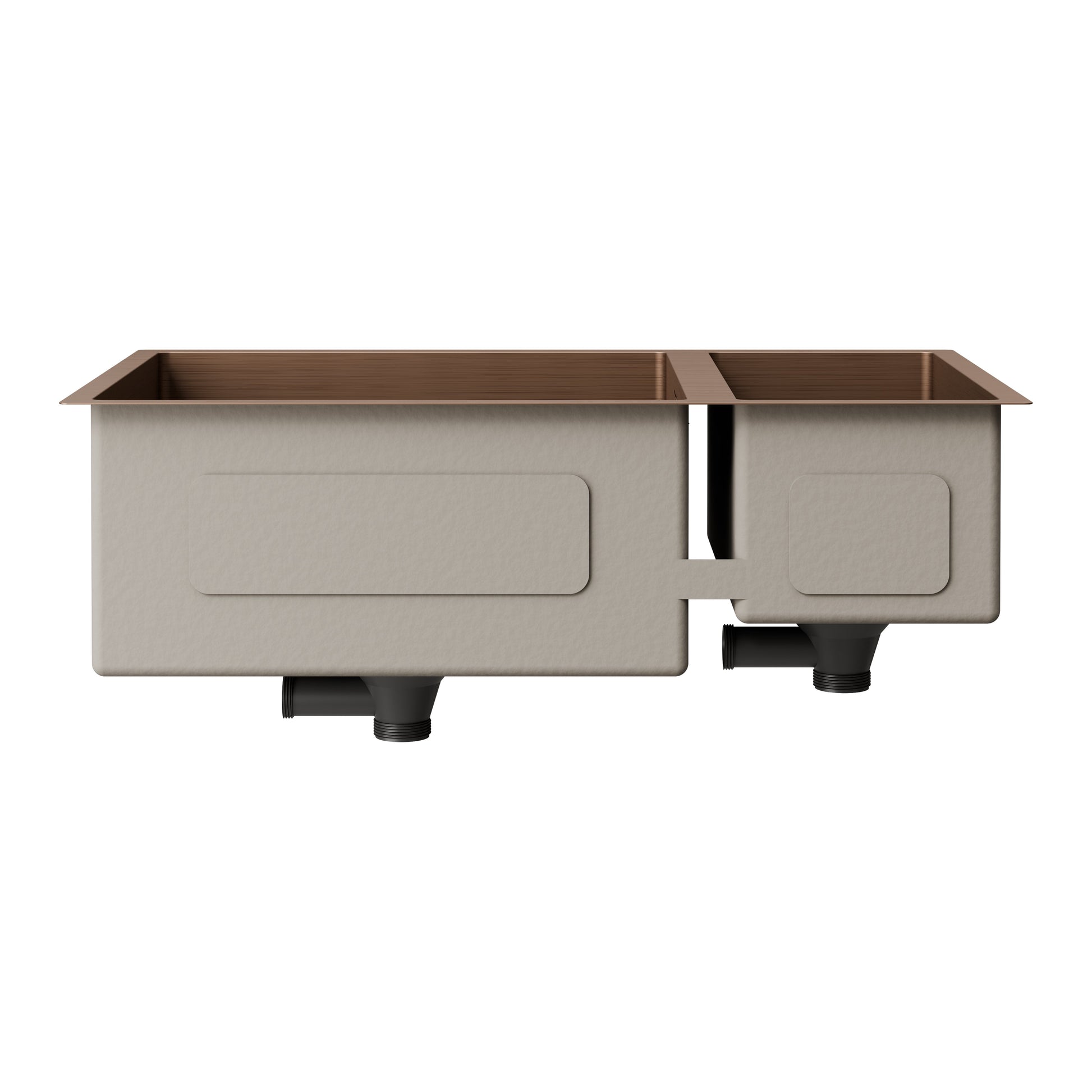 Code Aspen 650 (450+200) Double Bowl Sink
