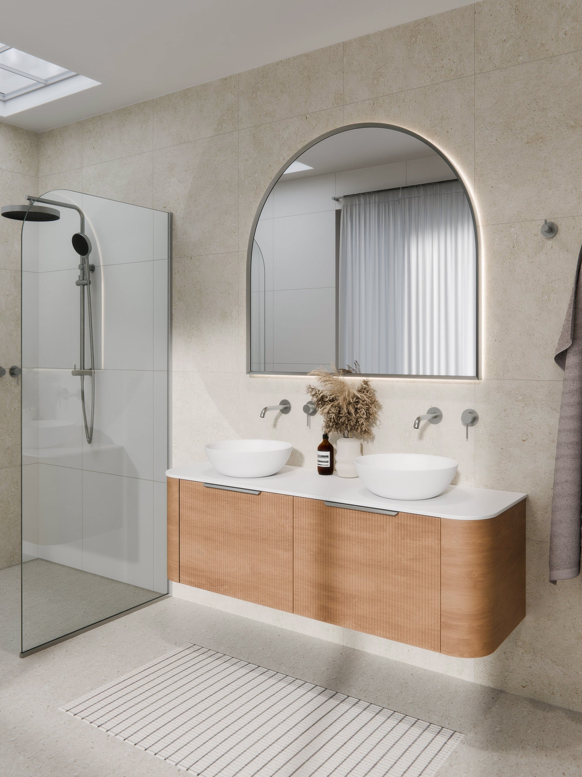 CODE AURA ARCH 850x950 LED MIRROR