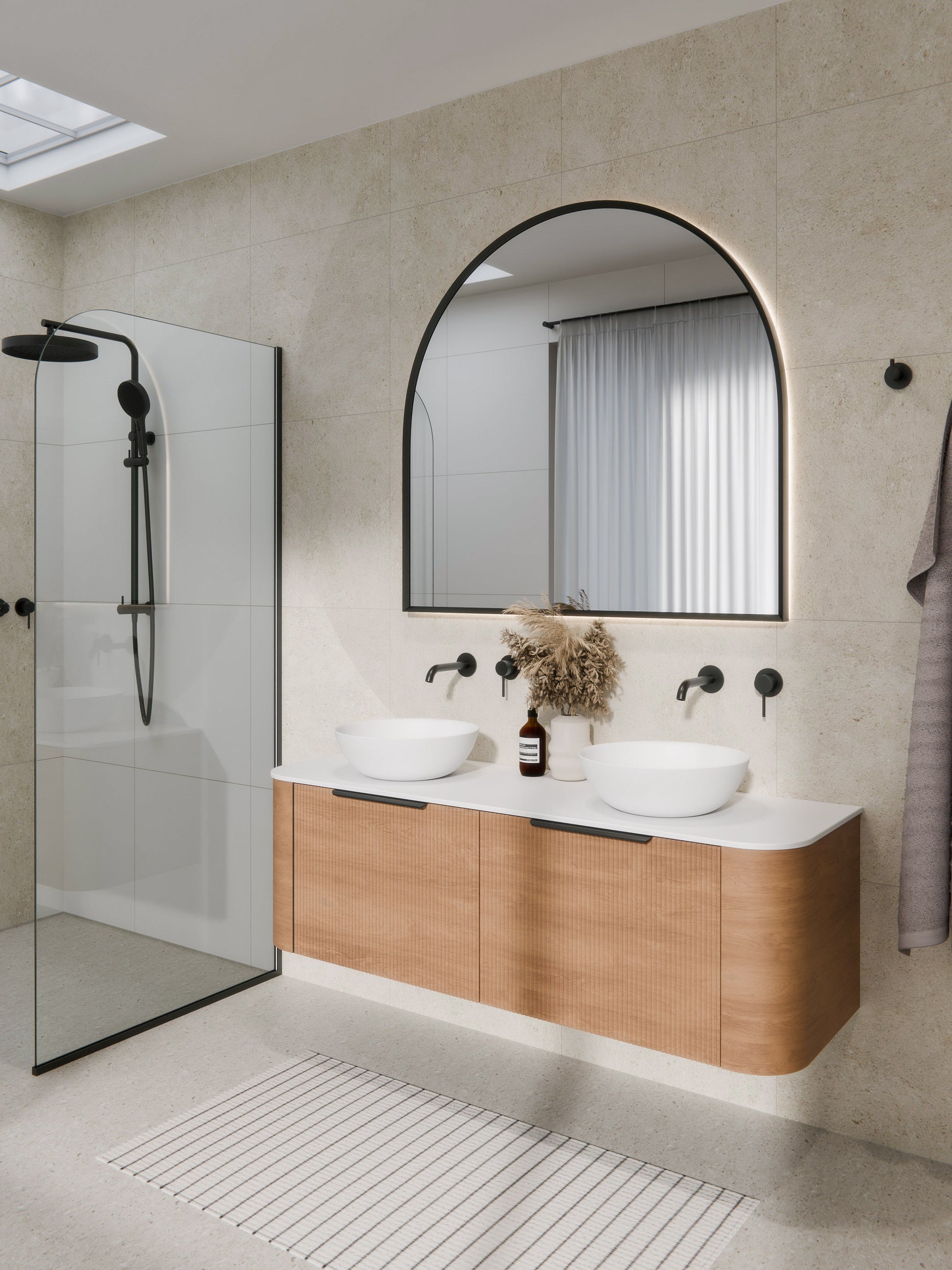CODE AURA ARCH 1150x1100 LED MIRROR