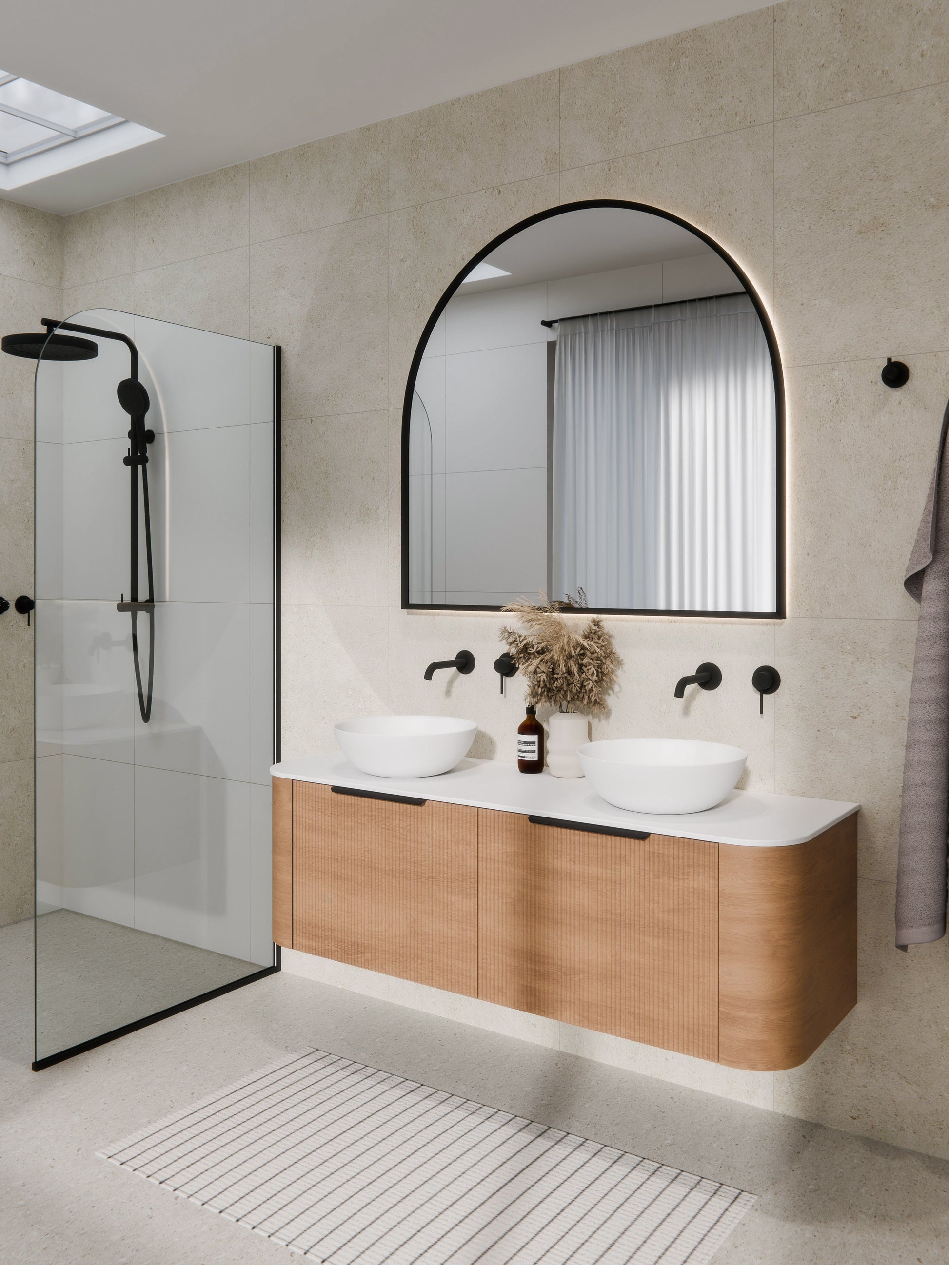 CODE AURA ARCH 1150x1100 LED MIRROR