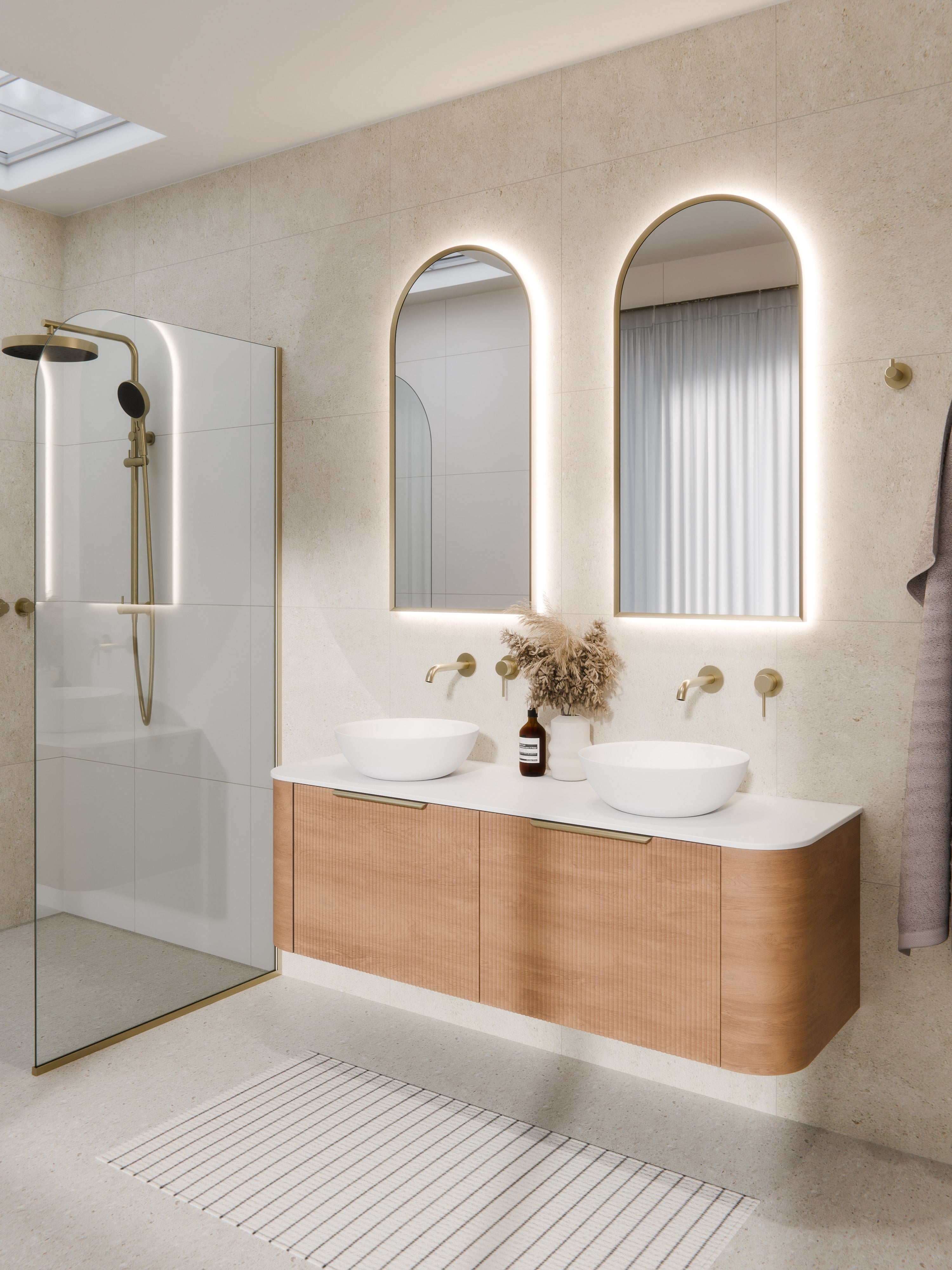 CODE AURA ARCH 500x1050 LED MIRROR