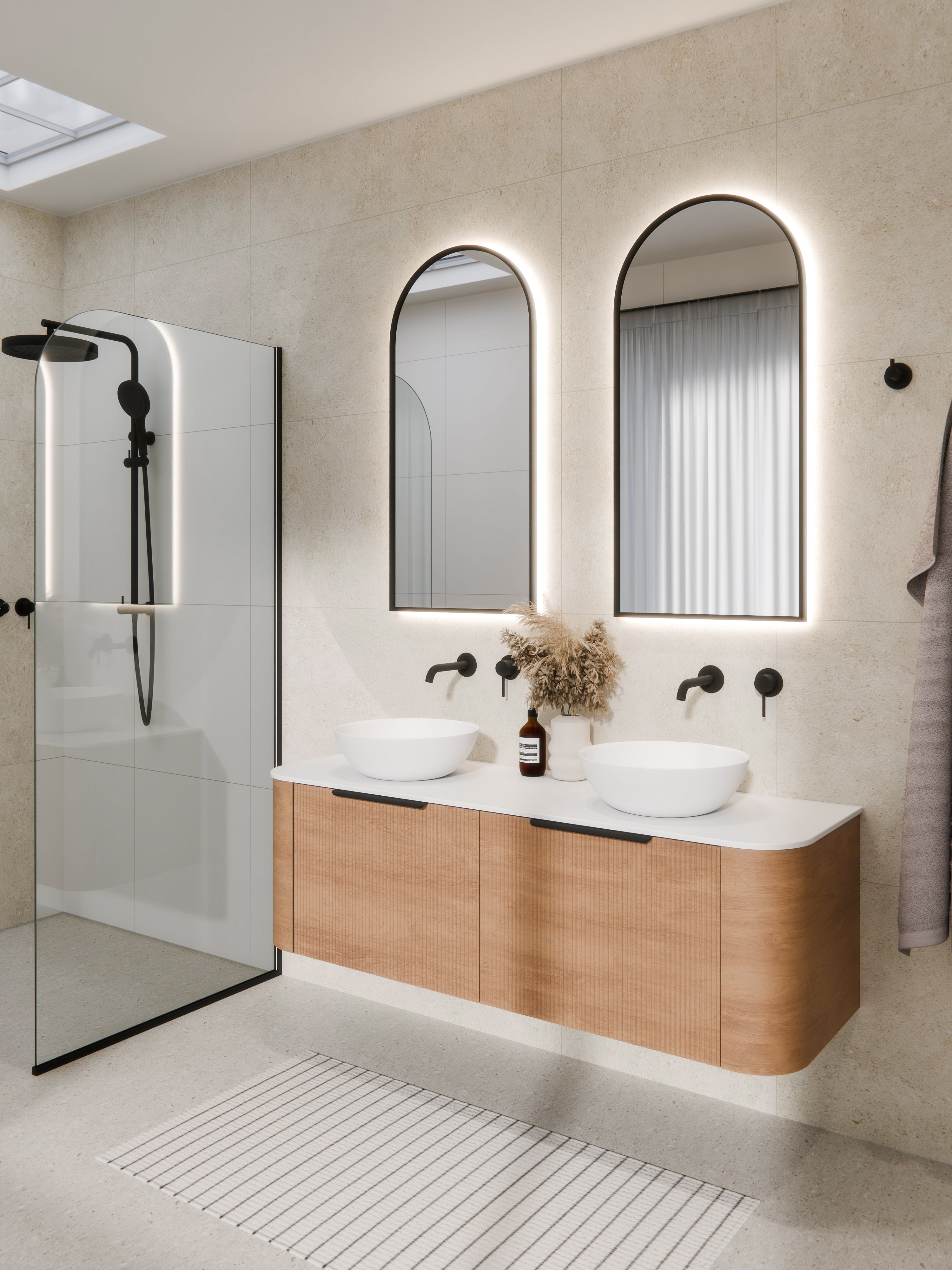 CODE AURA ARCH 500x1050 LED MIRROR