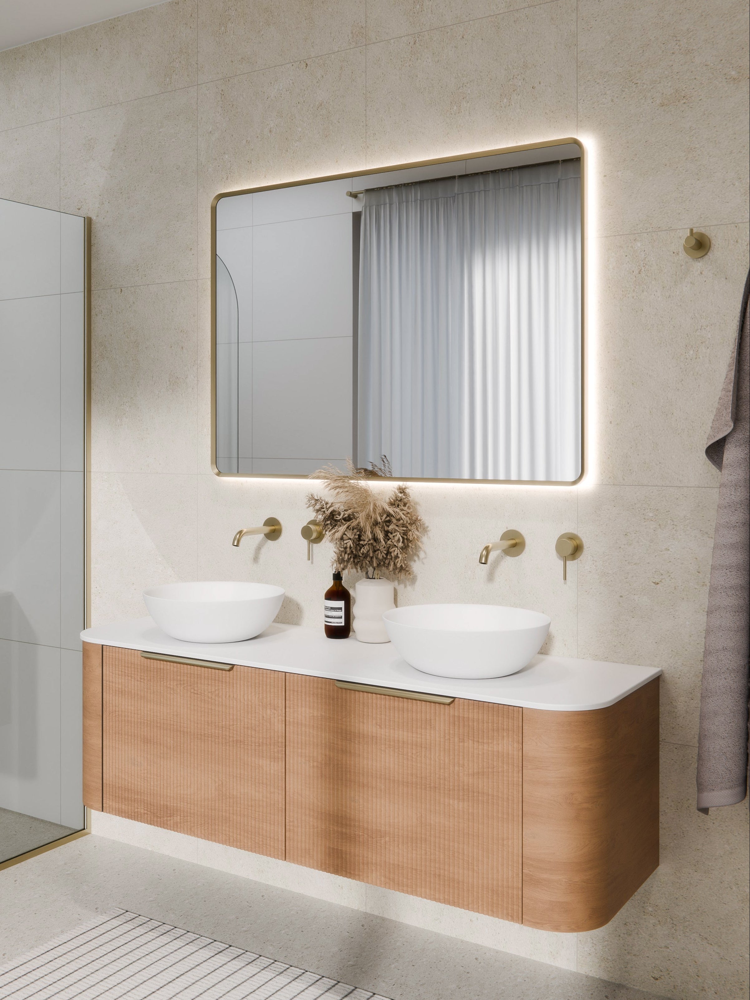 Code Aura Rectangle 1150 x 850 LED Mirror