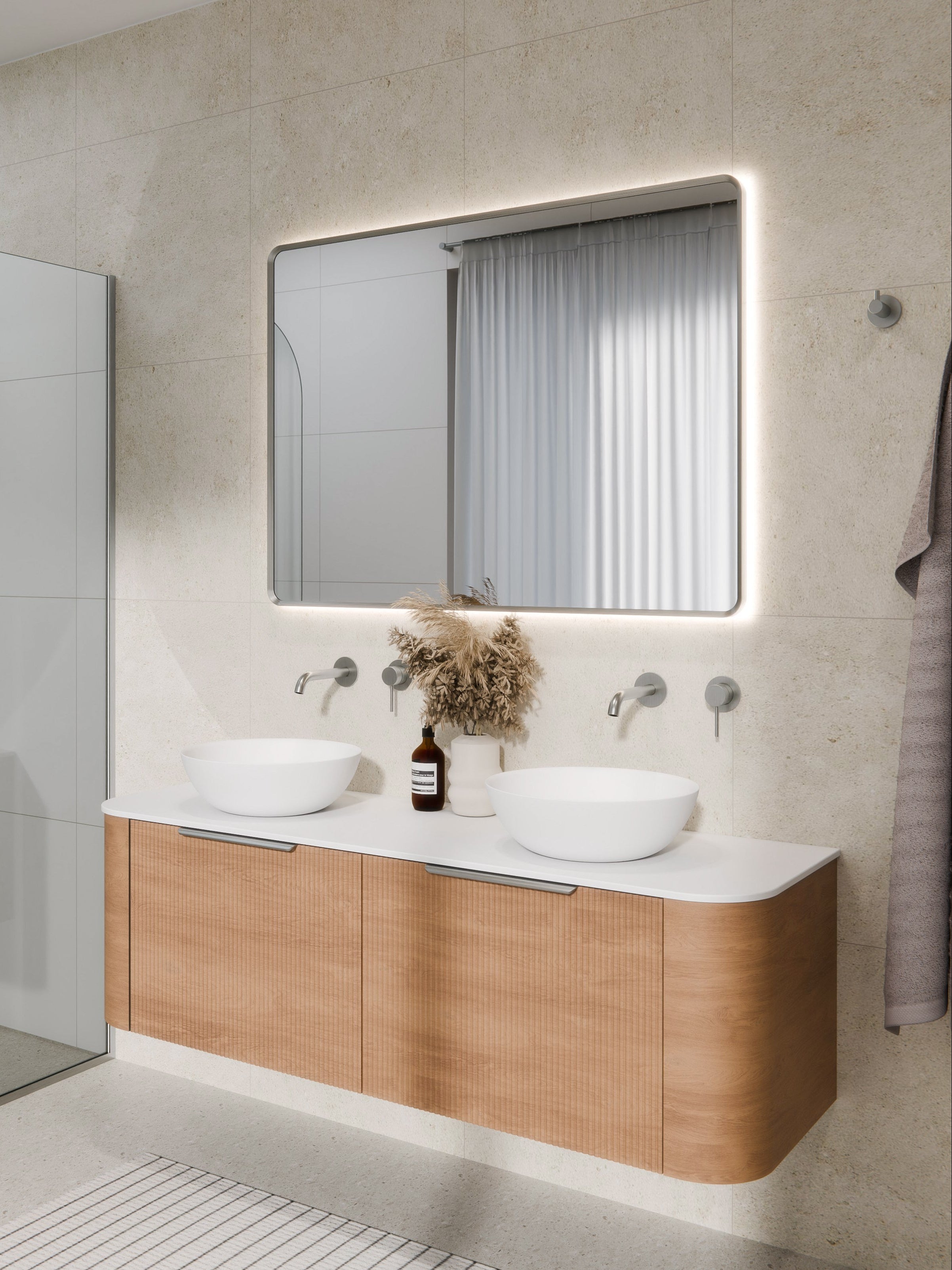 Code Aura Rectangle 1150 x 850 LED Mirror