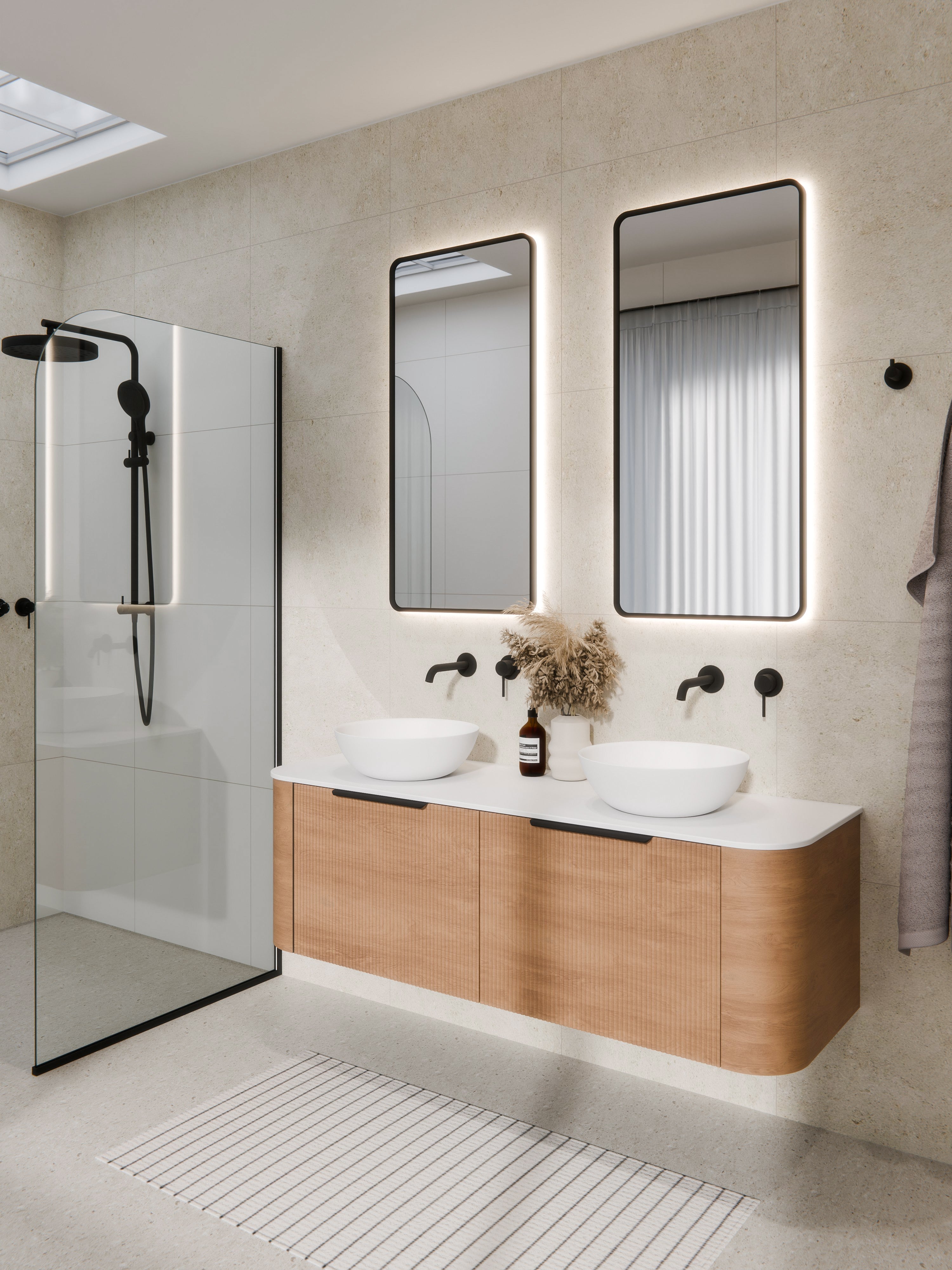 CODE AURA RECTANGLE 500x1050 LED MIRROR