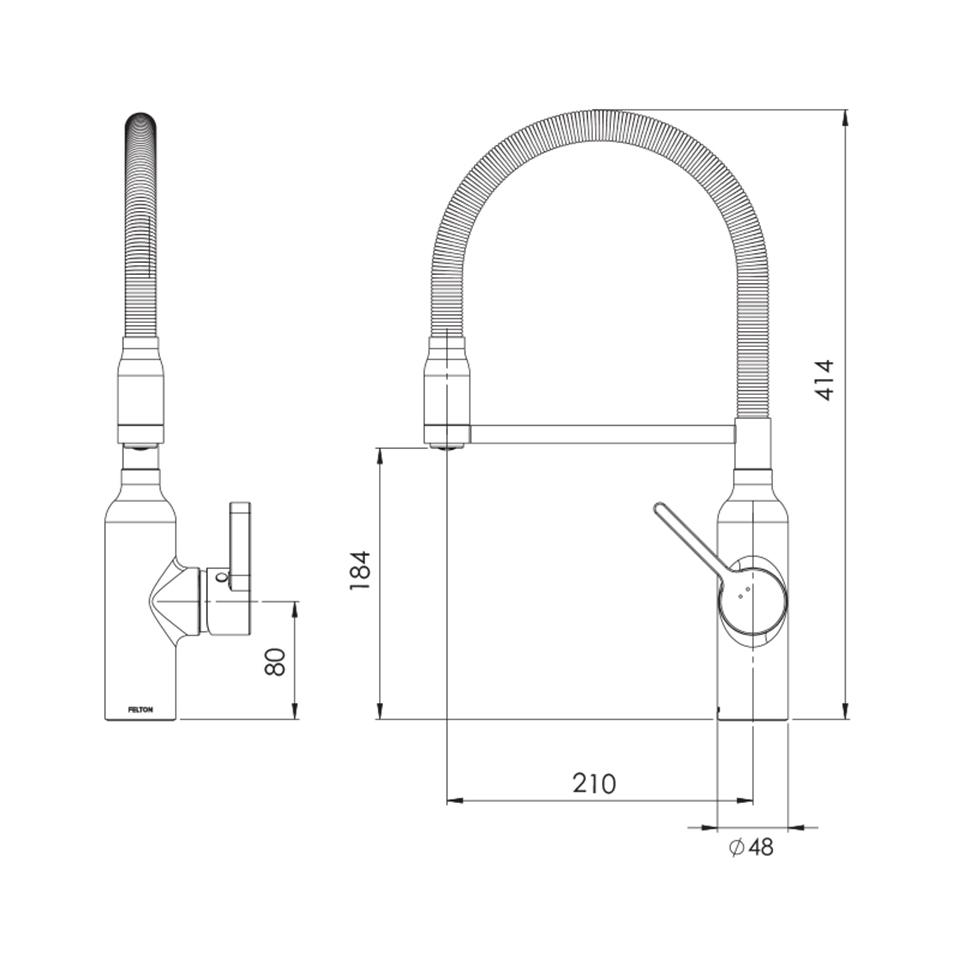 FELTON BEX SINK MIXER - 3 COLOURS