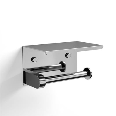 Code Versa Toilet Roll Holder | with Shelf