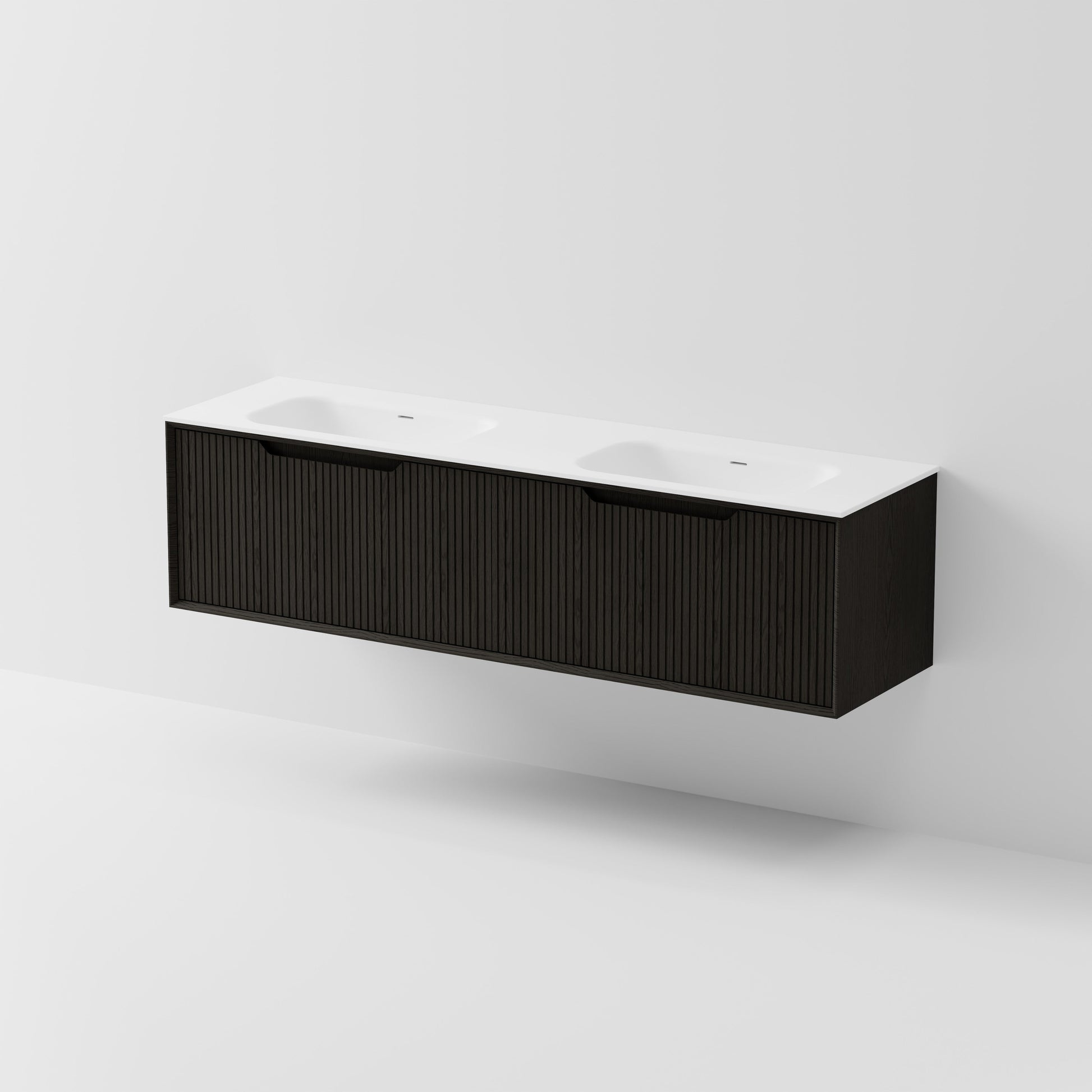 Code Aria 1800 Wall Hung Vanity | Double Inset Basin