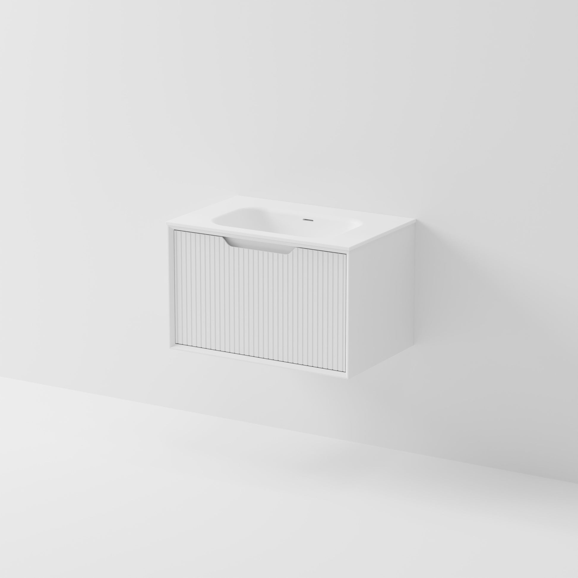 Code Aria 750 Wall Hung Vanity | Inset Basin