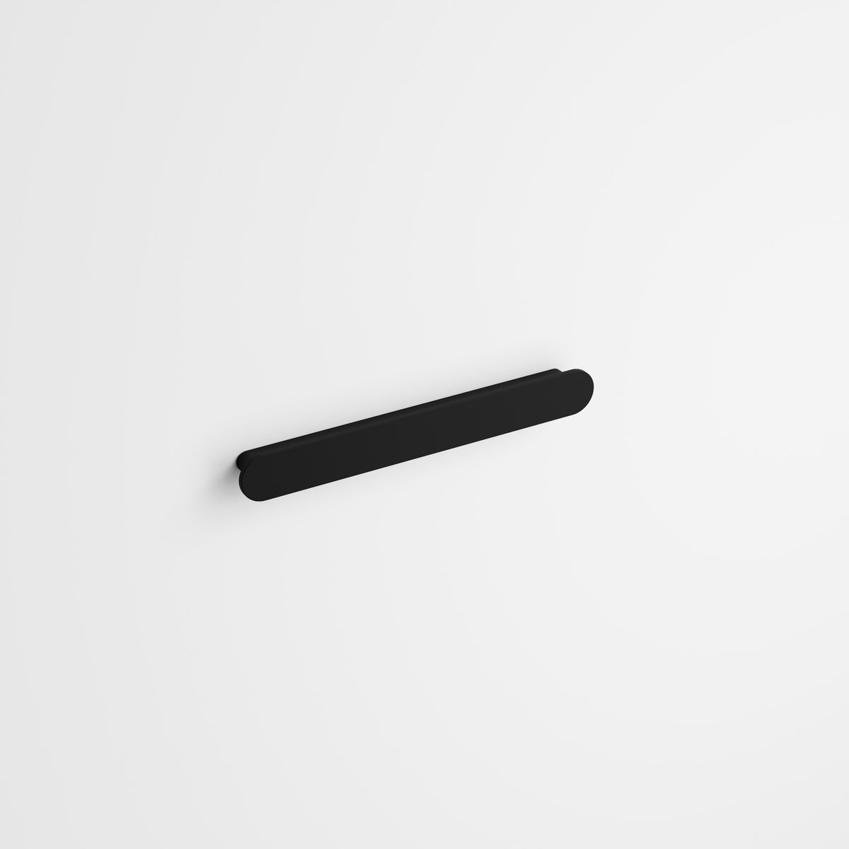 Flow 200mm front-mounted cabinet handle with rounded corners