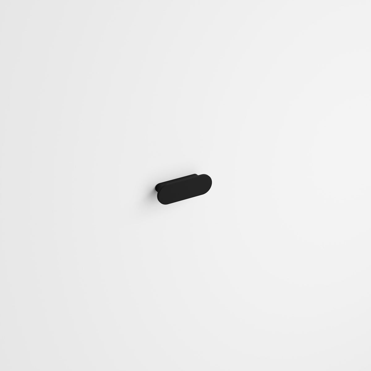 Flow 70mm front-mounted cabinet handle with soft rounded profile