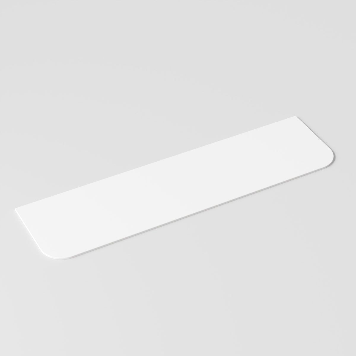 Nature 1800 Villastone solid surface vanity slab top with two rounded corners