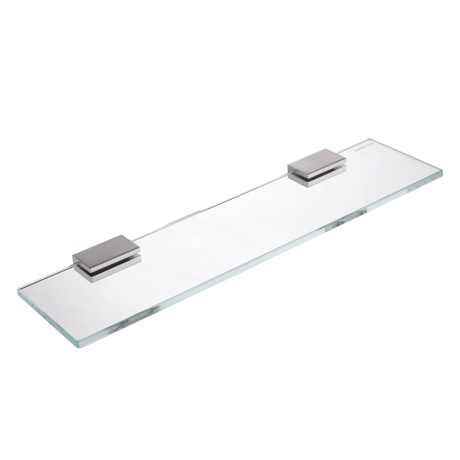 CODE VERSA 400 RECTANGLE GLASS BATHROOM SHELF - 7 COLOURS