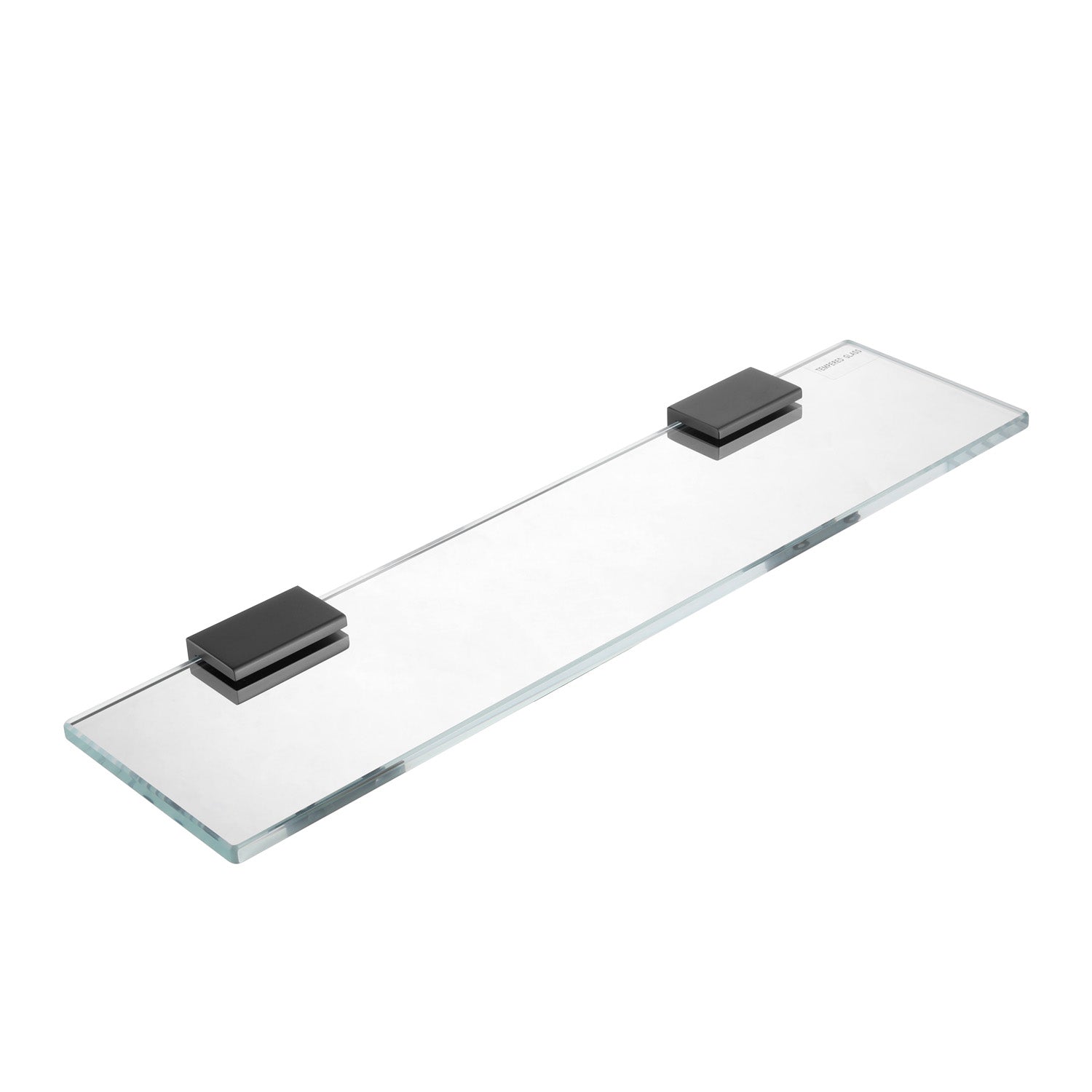 CODE VERSA 400 RECTANGLE GLASS BATHROOM SHELF - 7 COLOURS