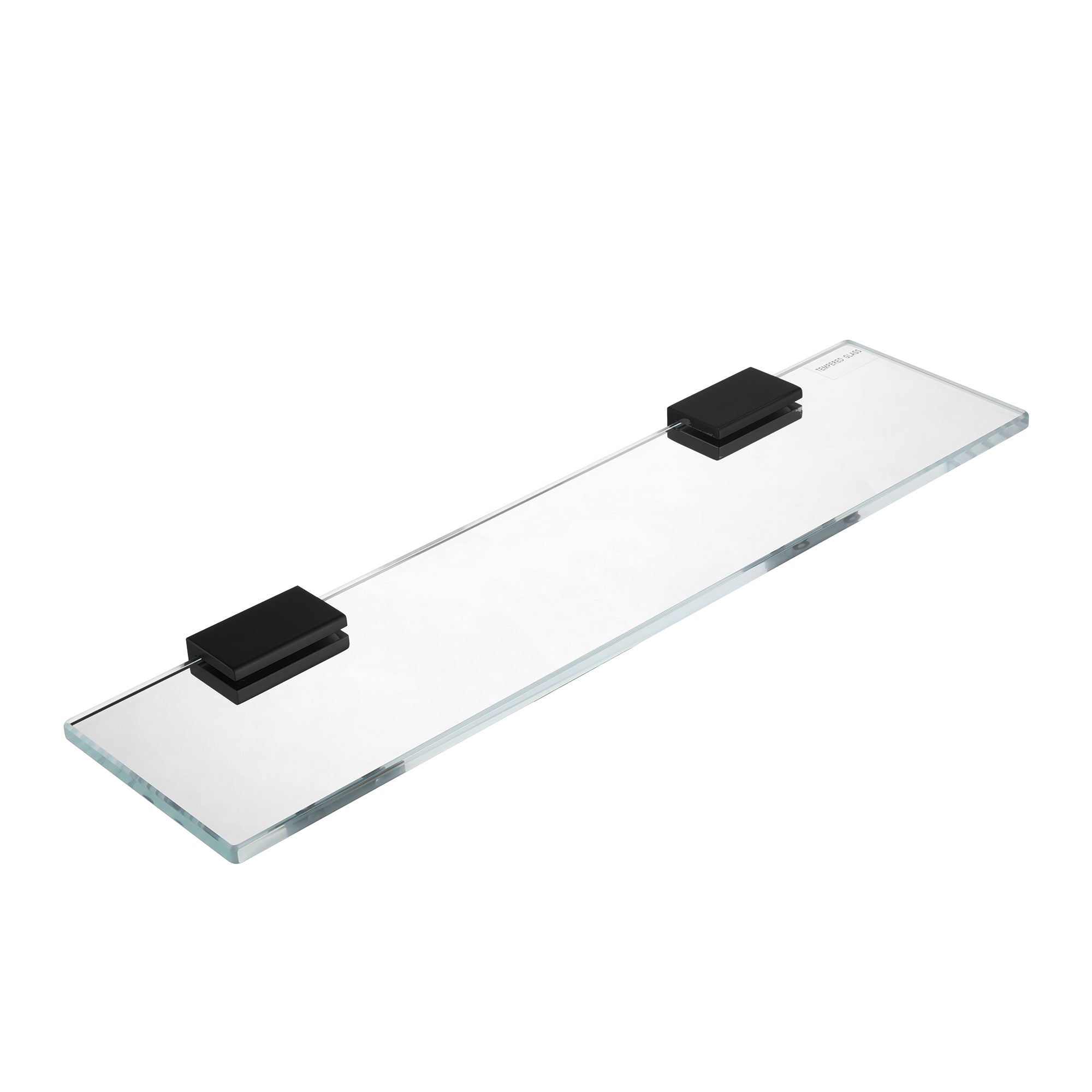 CODE VERSA 400 RECTANGLE GLASS BATHROOM SHELF - 7 COLOURS