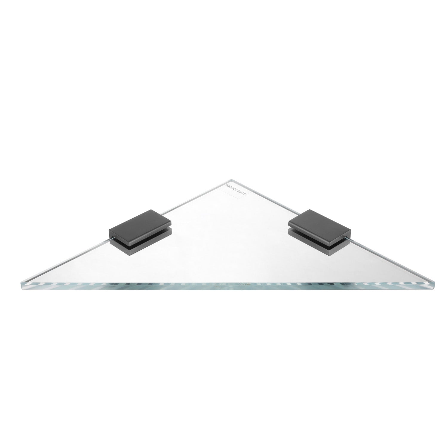 CODE VERSA 250 TRIANGLE GLASS BATHROOM SHELF - 7 COLOURS