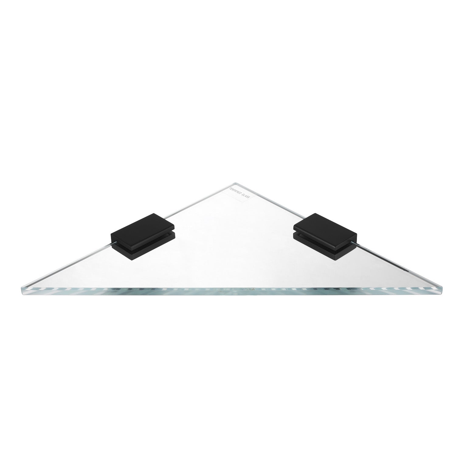 CODE VERSA 250 TRIANGLE GLASS BATHROOM SHELF - 7 COLOURS