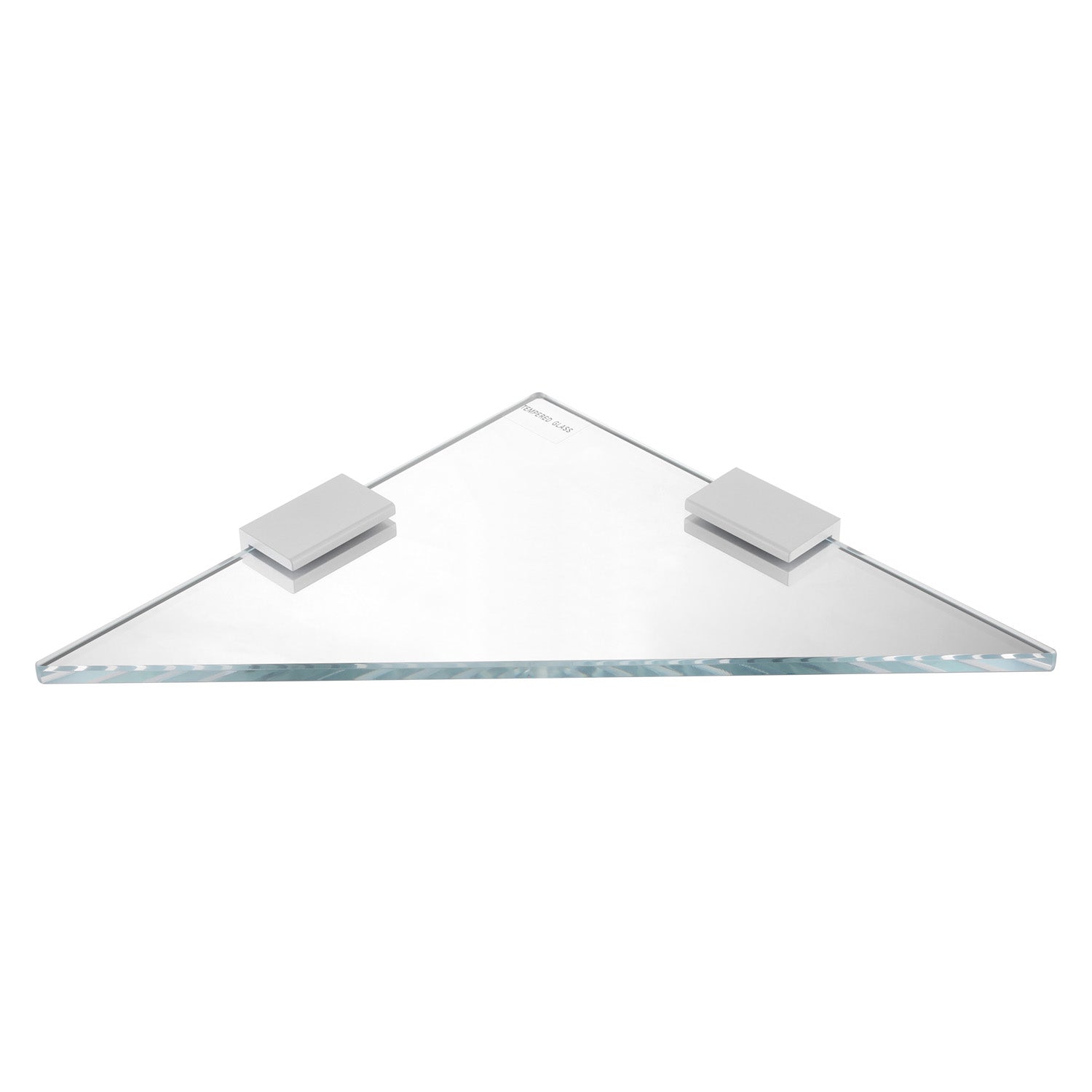 CODE VERSA 250 TRIANGLE GLASS BATHROOM SHELF - 7 COLOURS