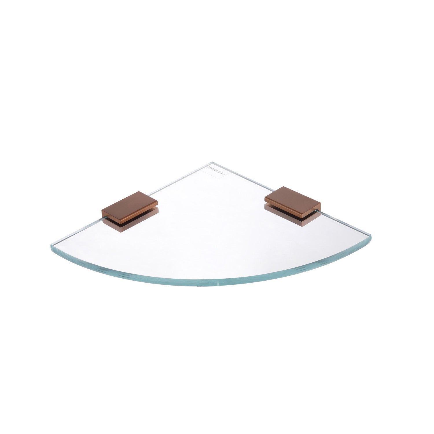 CODE VERSA 220 ROUND BATHROOM GLASS SHELF - 7 COLOURS