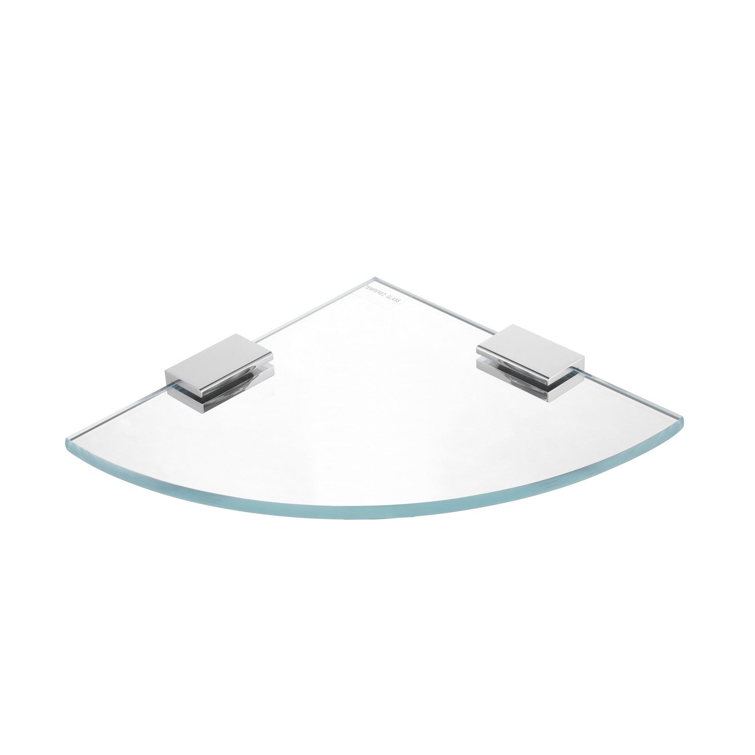 CODE VERSA 220 ROUND BATHROOM GLASS SHELF - 7 COLOURS