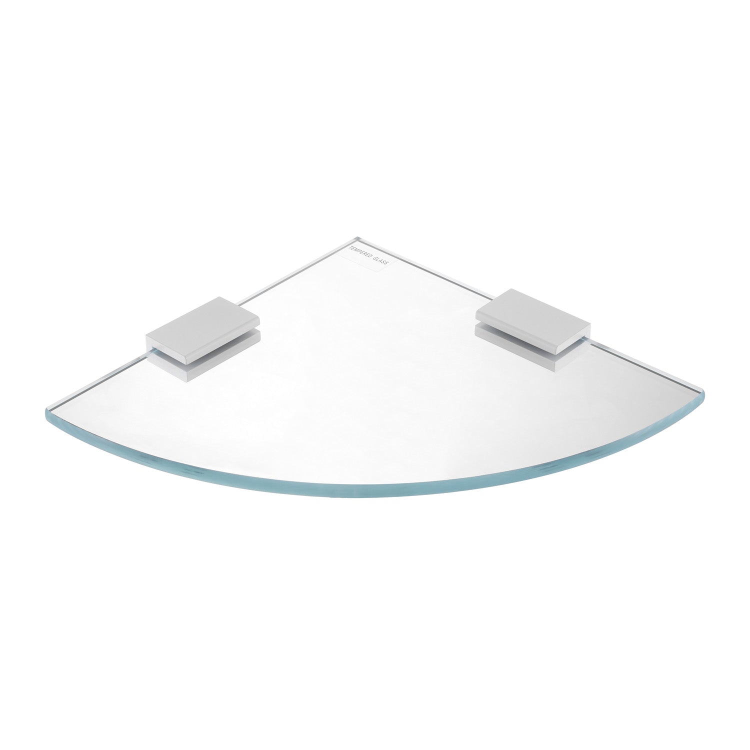 CODE VERSA 220 ROUND BATHROOM GLASS SHELF - 7 COLOURS