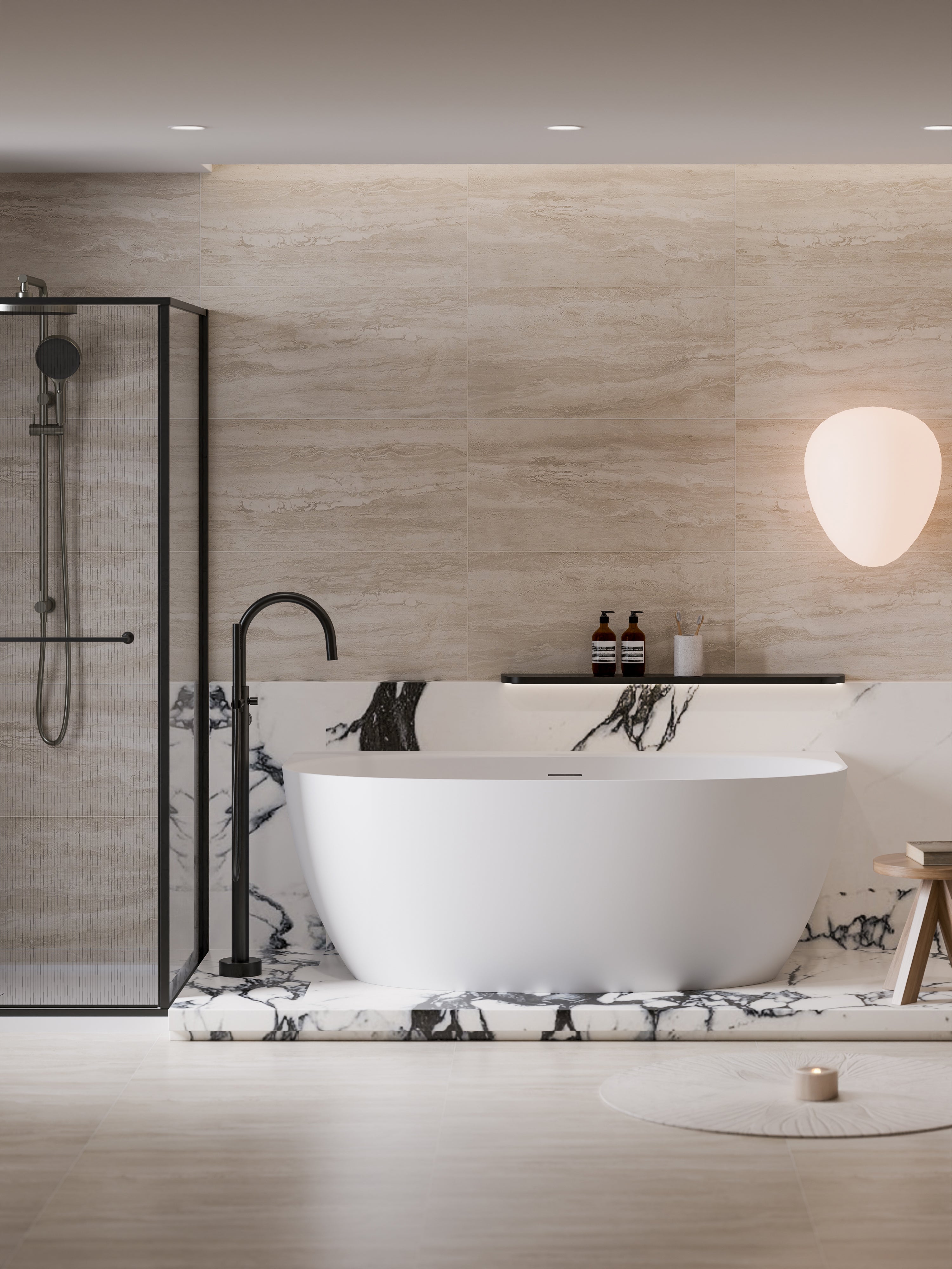 CODE CERVO 1600 BACK TO WALL BATH