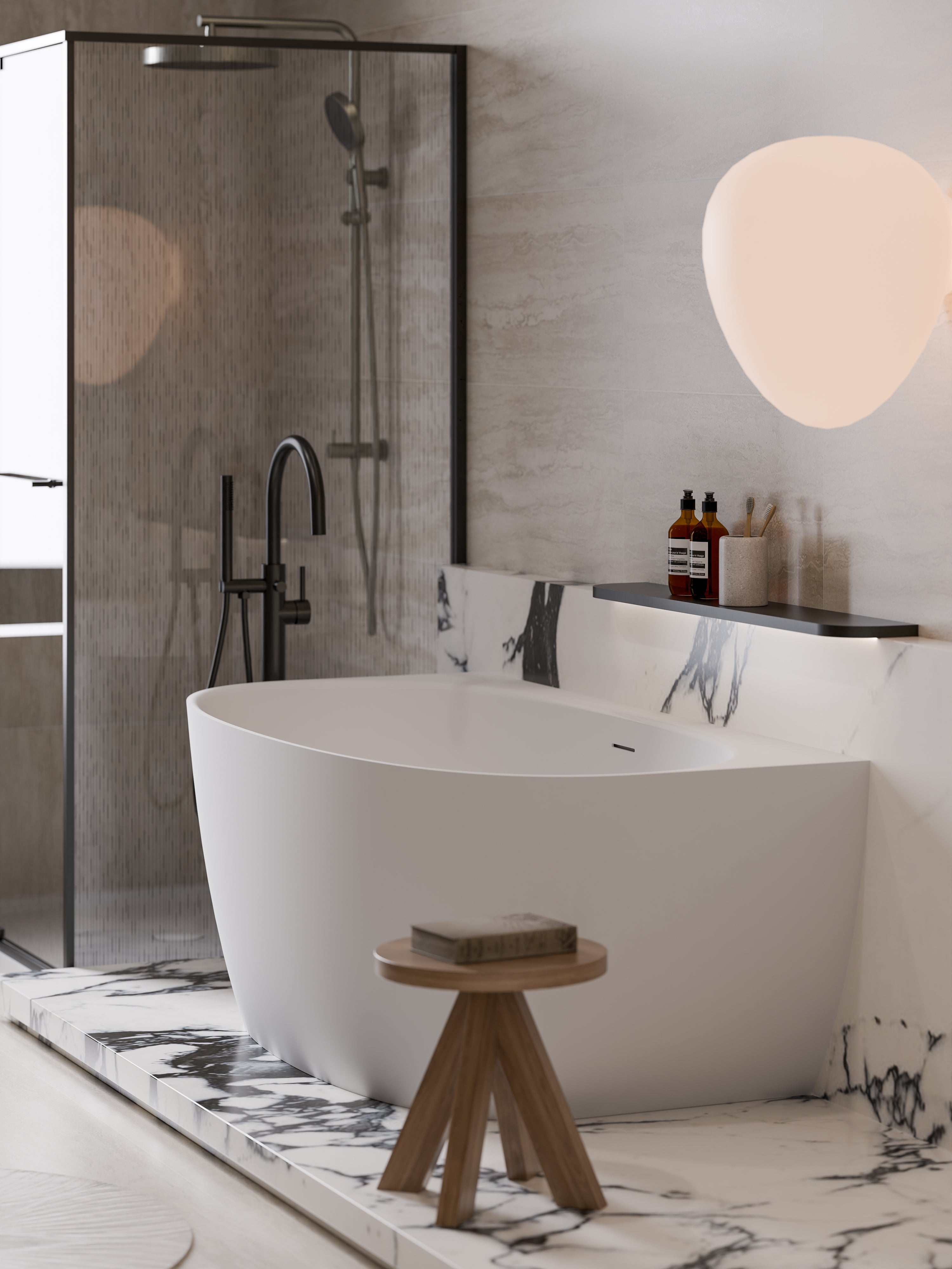CODE CERVO 1600 BACK TO WALL BATH