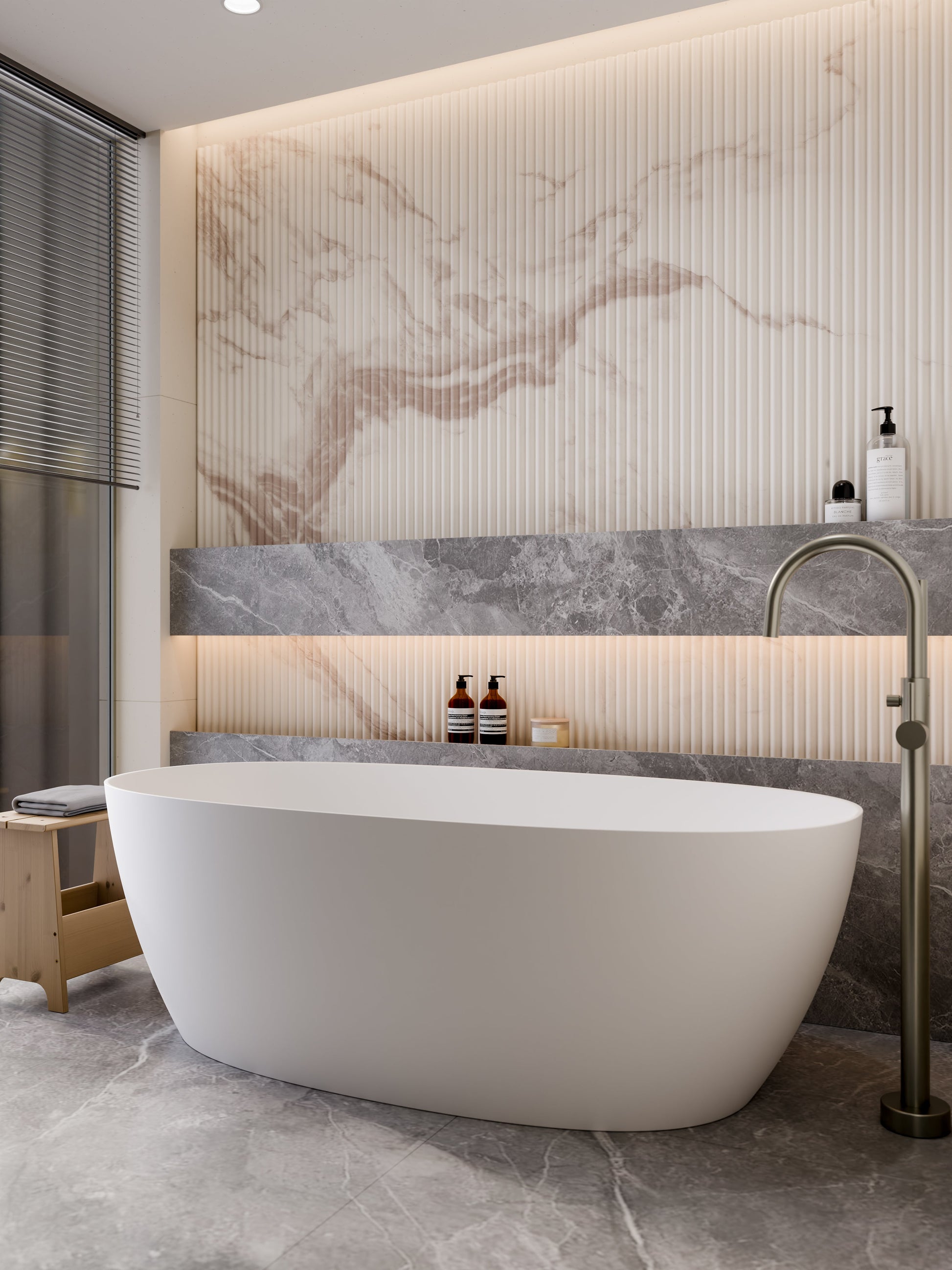 CODE ENDURA CERVO 1700 ACRYLIC FREESTANDING BATH