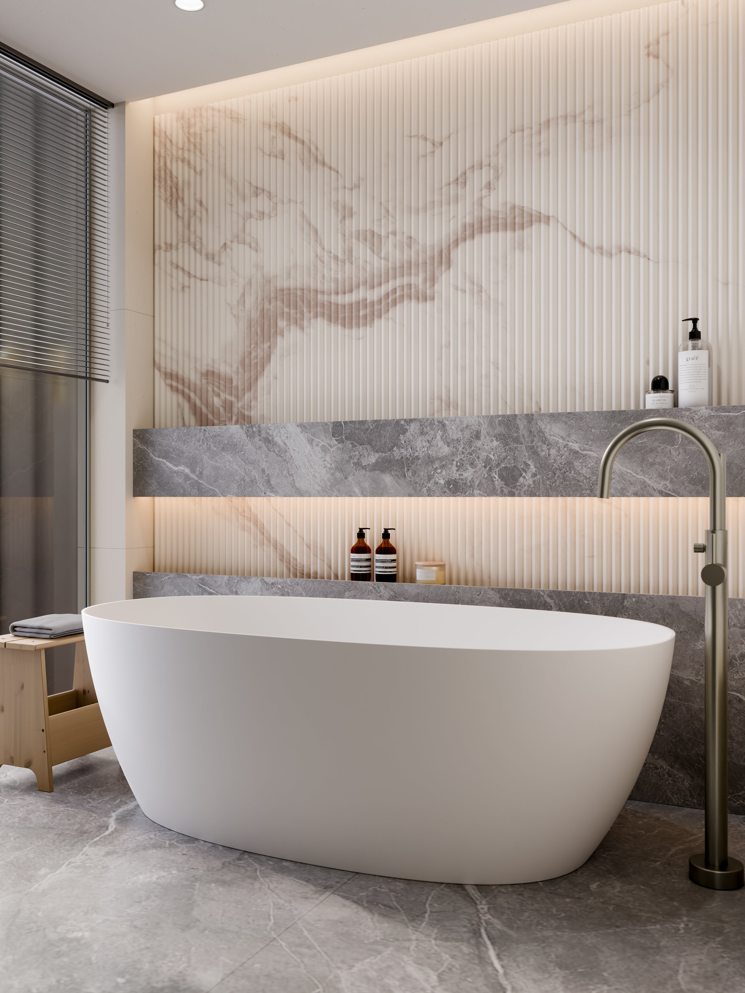 CODE ENDURA CERVO 1700 ACRYLIC FREESTANDING BATH