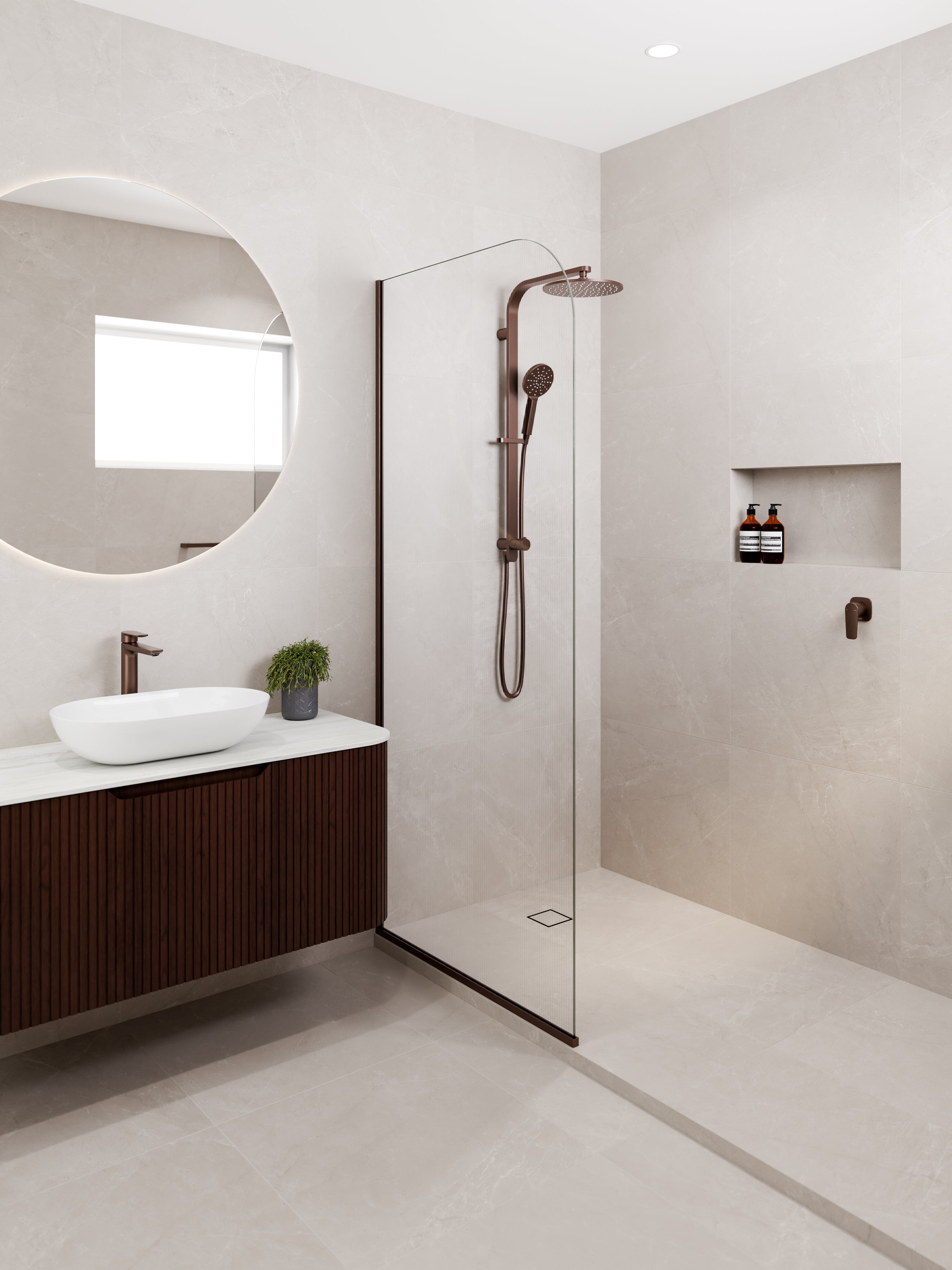 Code Euro 1050 Round Mirror